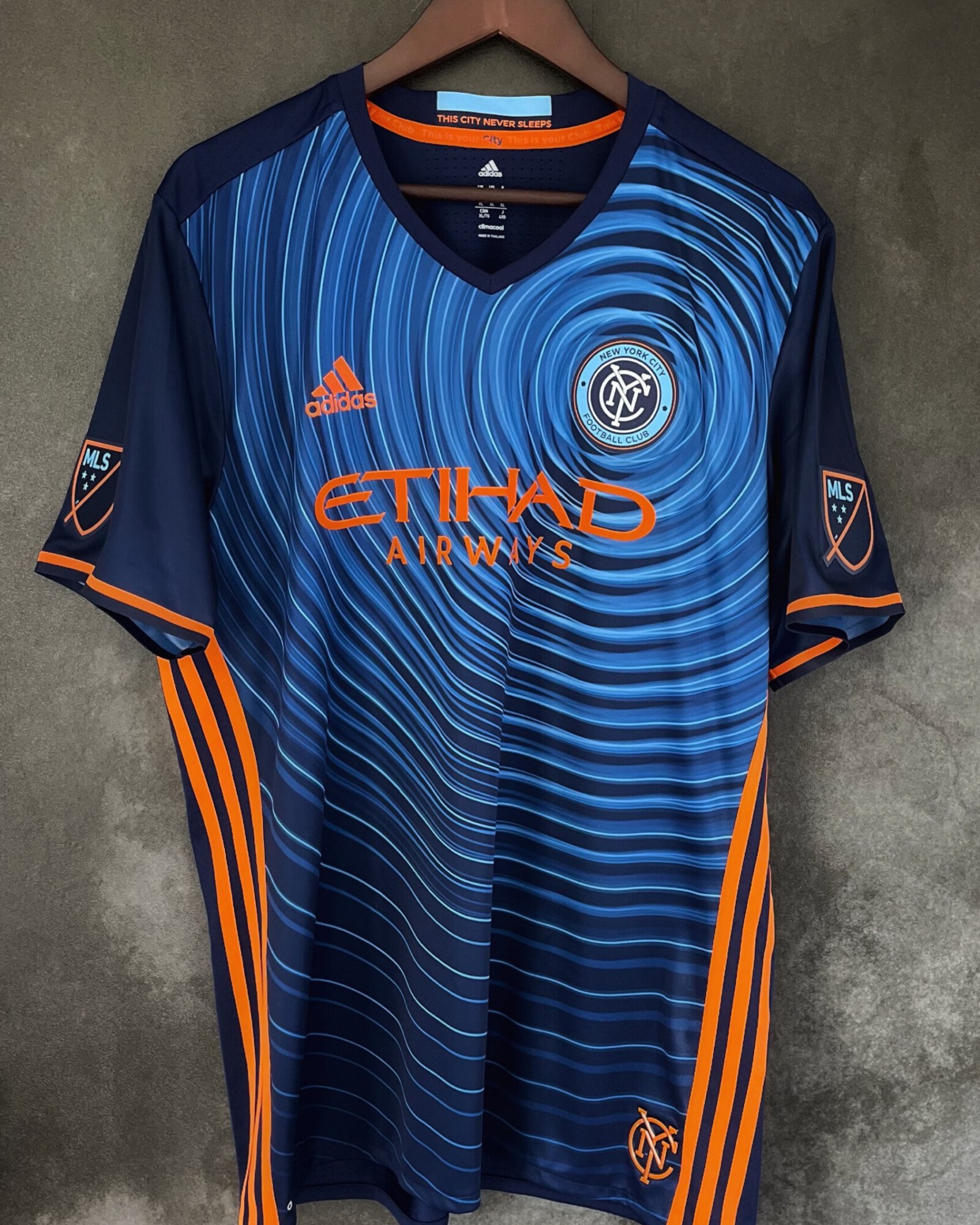 New York City FC 2015/16 Away XL Authentic 10/10 BNWT