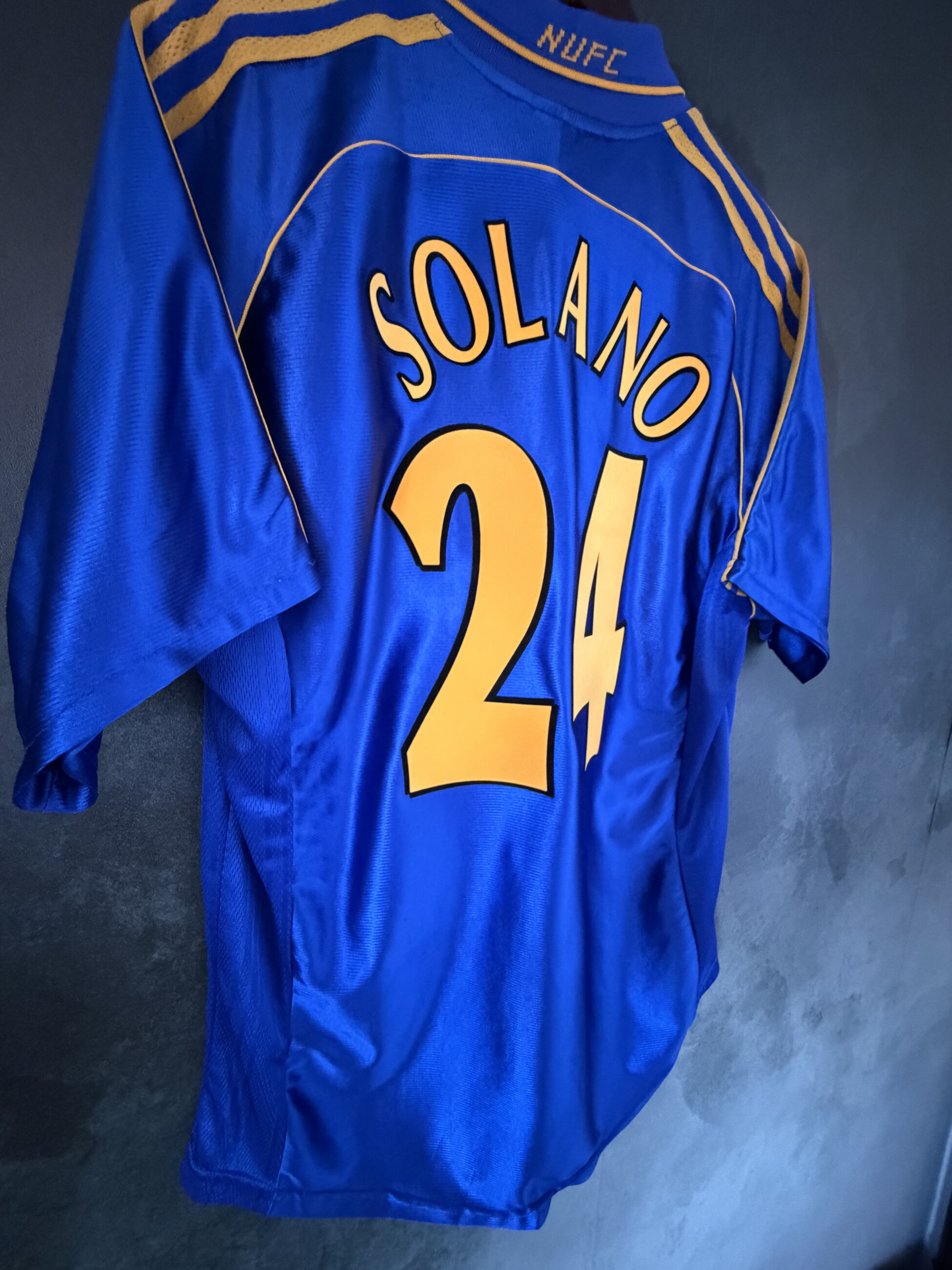 Newcastle United 1998/99 Away SOLANO 24 Large 8/10 view 4