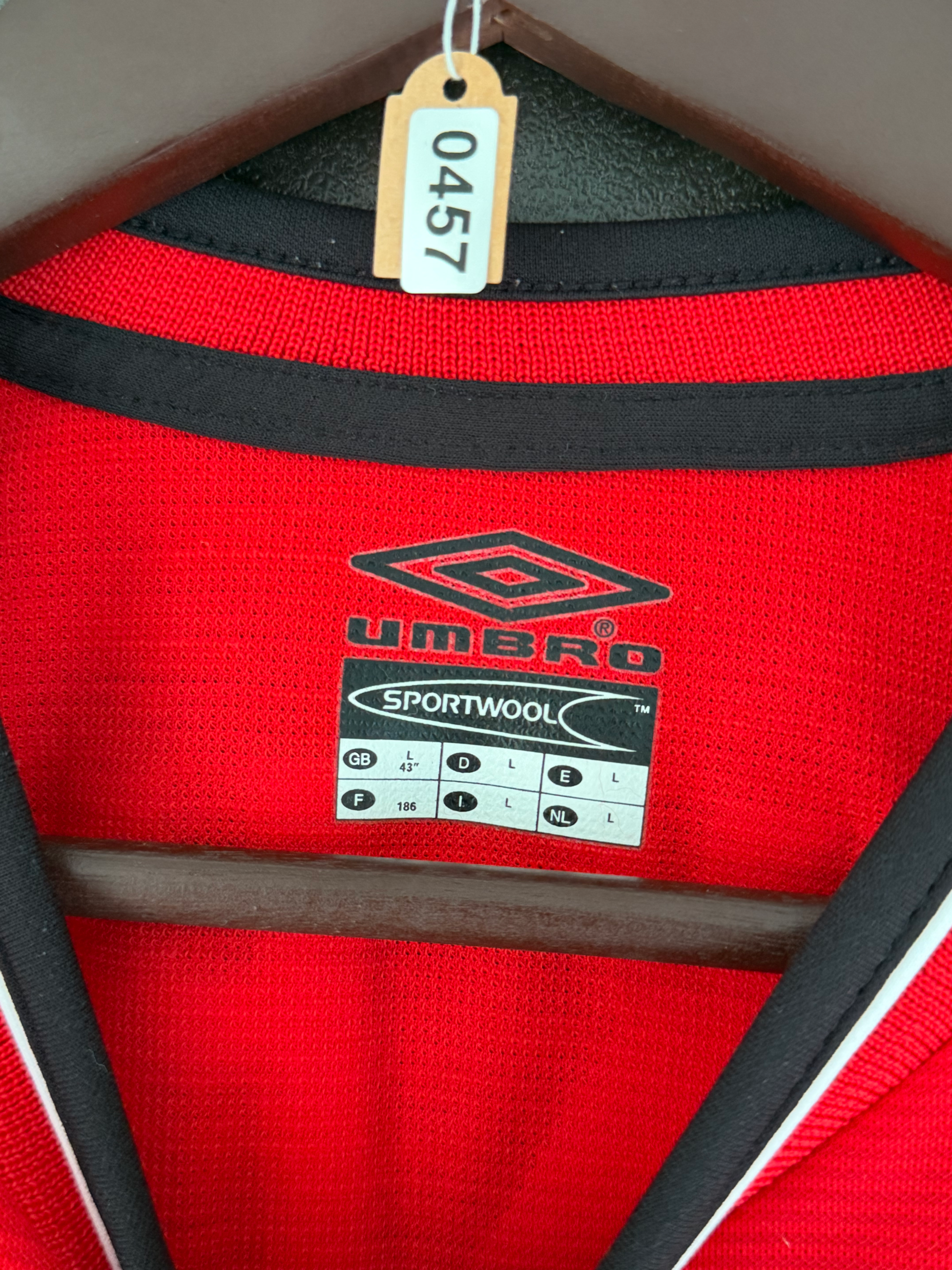 Manchester United 2000/02 Home BECKHAM 7 Large 9/10 view 8