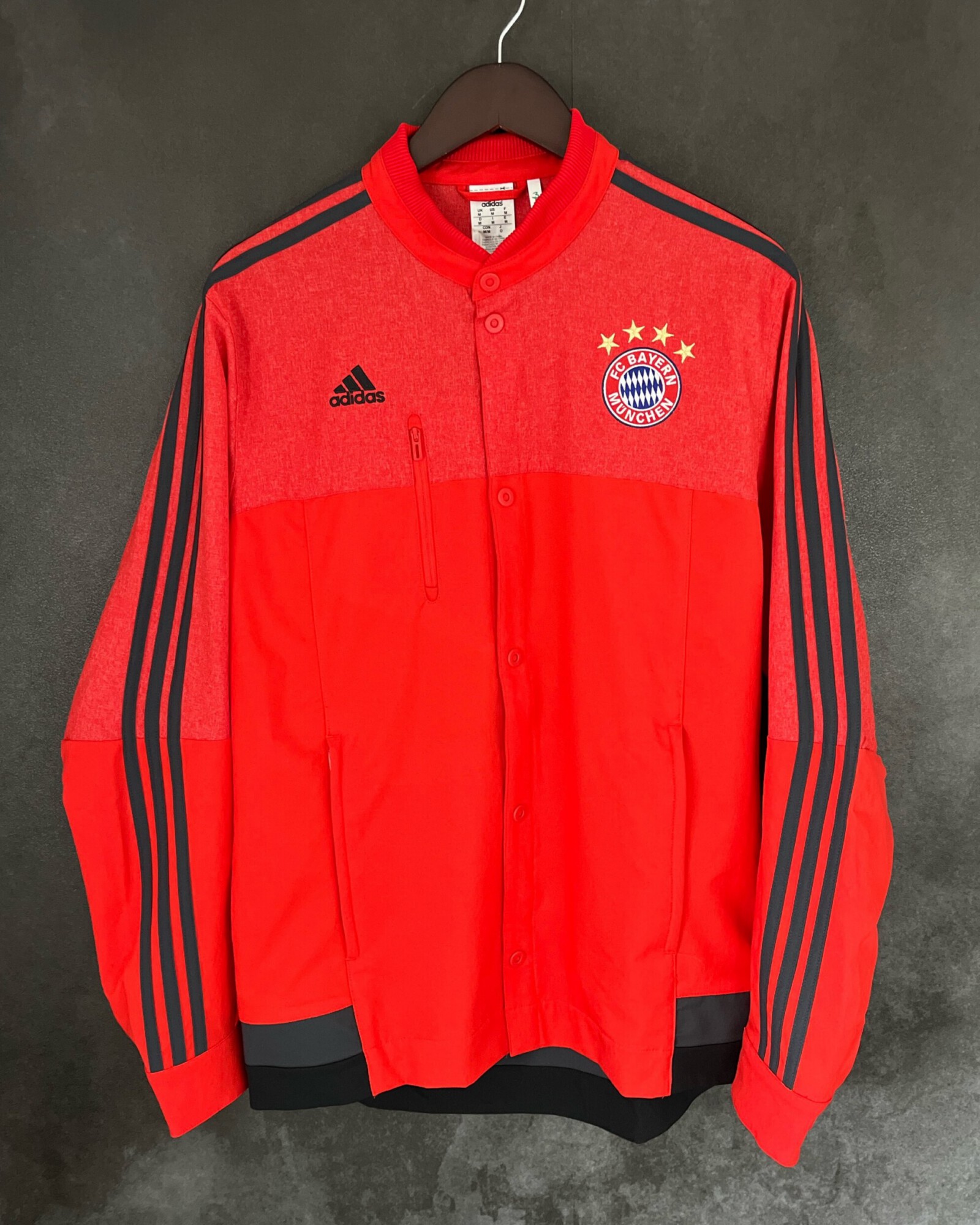 FC Bayern München 2014 Anthem Jacket (Pre Sale) Medium BNWT 10/10