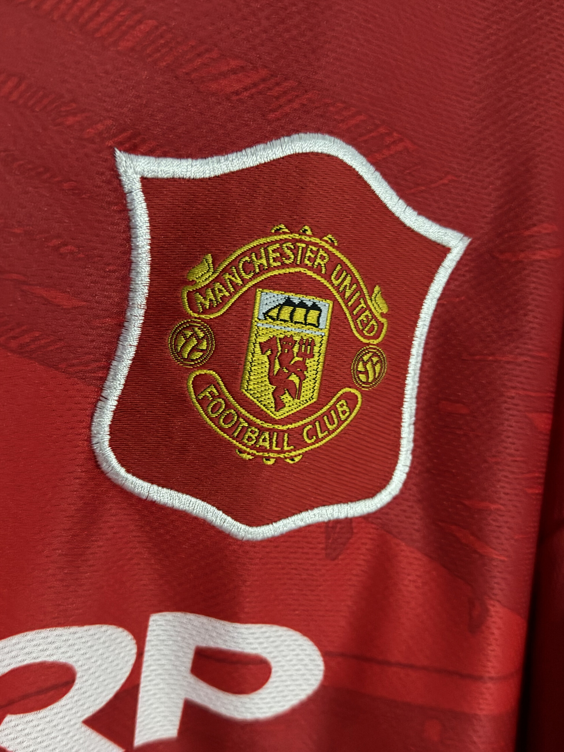 Manchester United 1994/95 Home BECKHAM 28 XXL 10/10 view 6