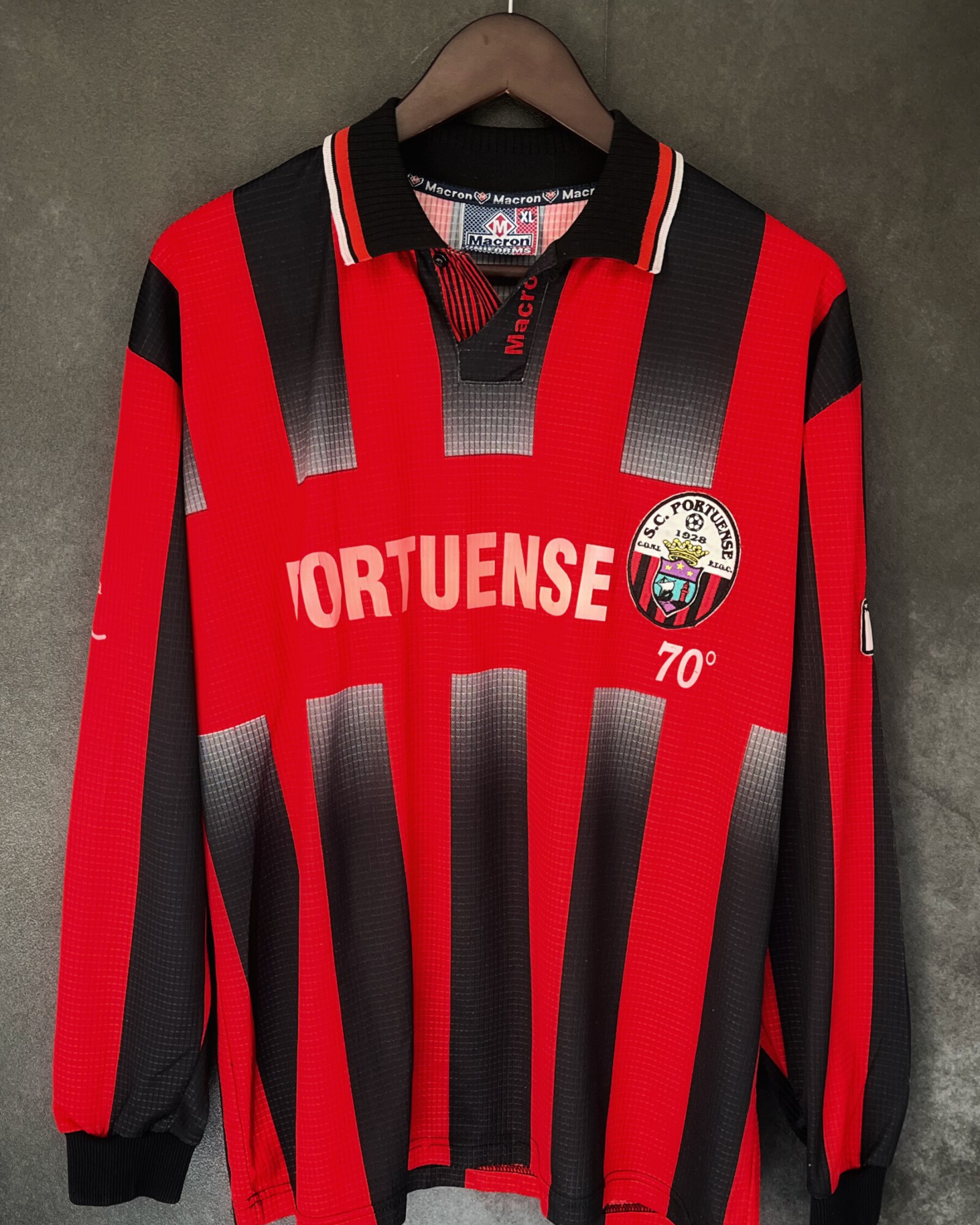 S.C Portuense Calcio 1993/94 Home XL 9/10 Match Worn