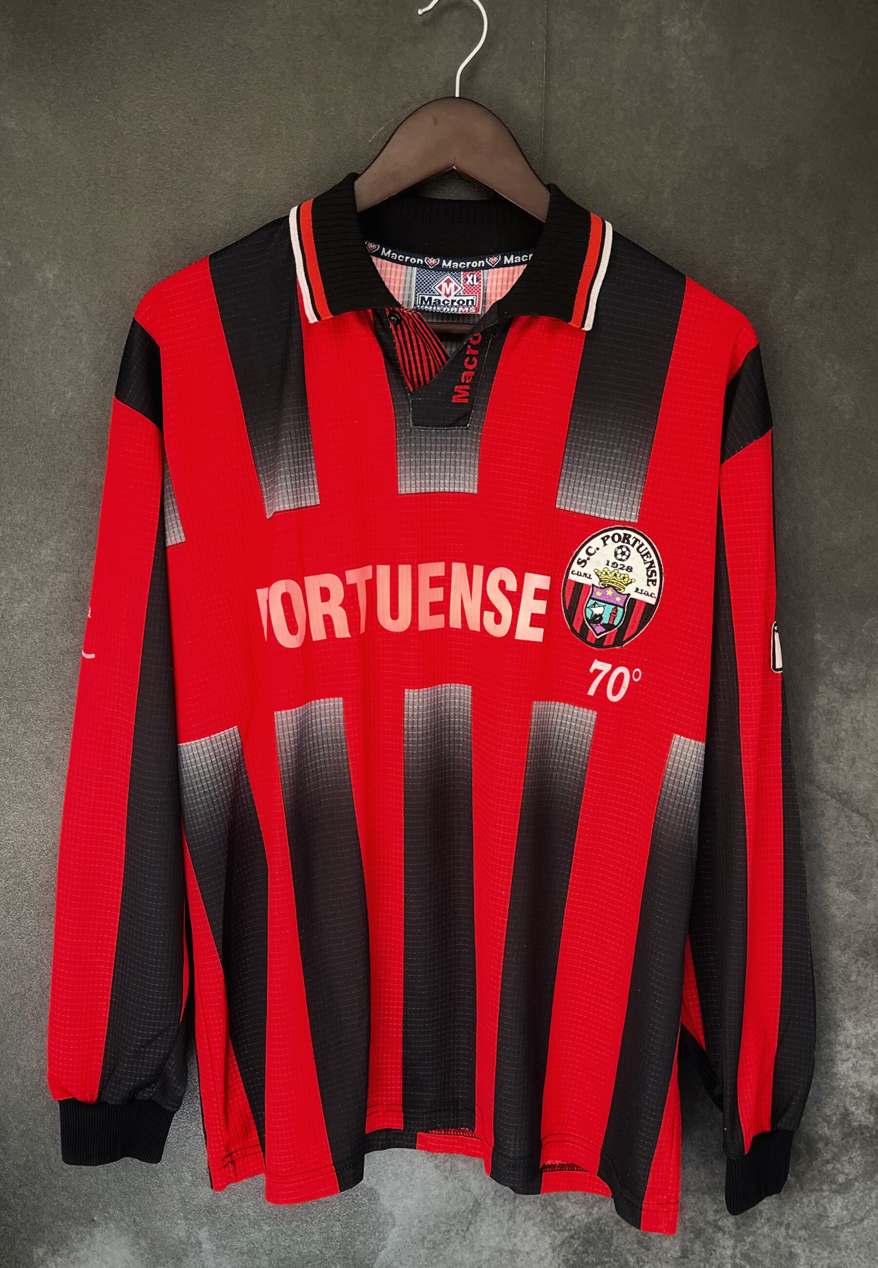 S.C Portuense Calcio 1993/94 Home XL 9/10 Match Worn