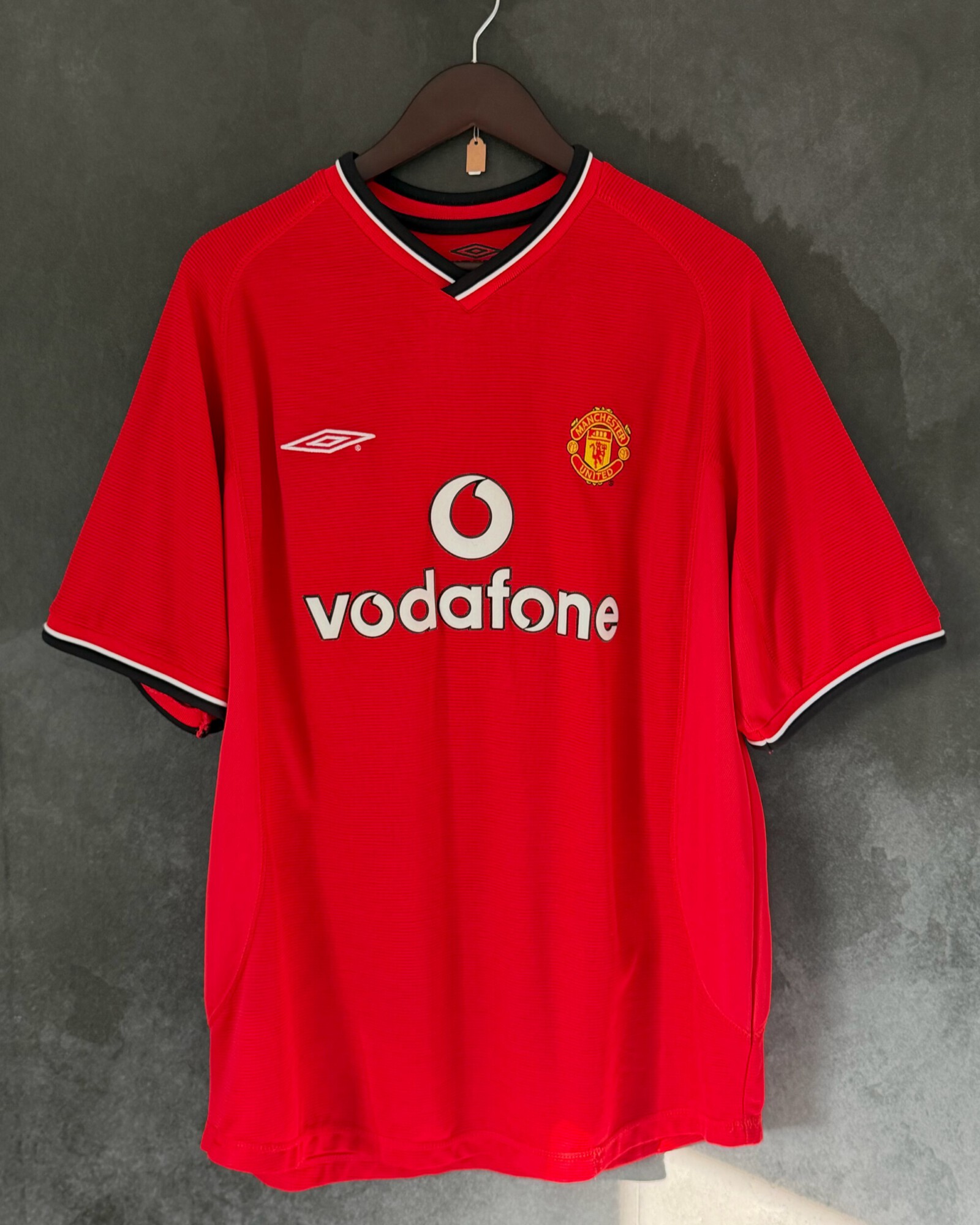 Manchester United 2000/02 Home BECKHAM 7 Large 9/10