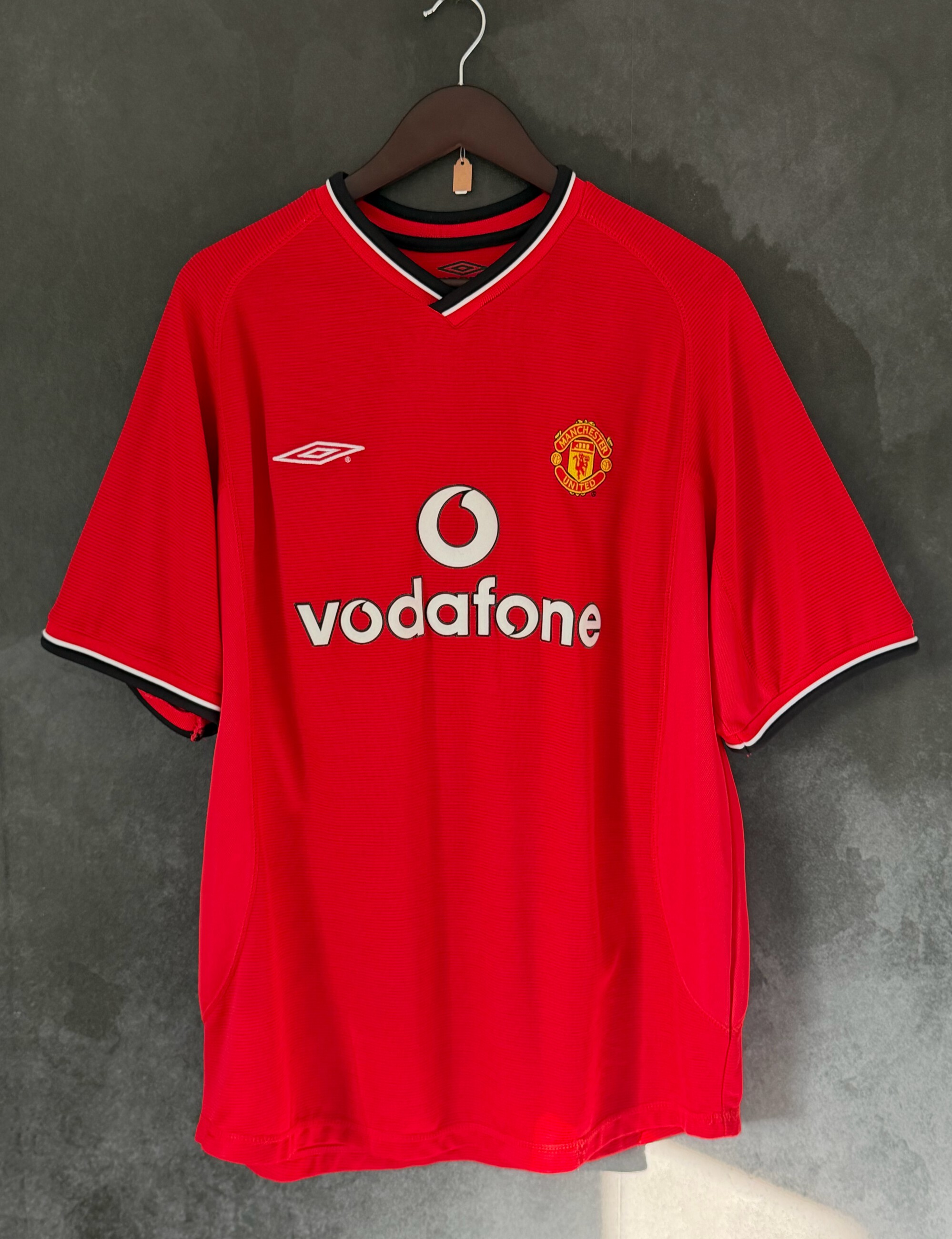 Manchester United 2000/02 Home BECKHAM 7 Large 9/10