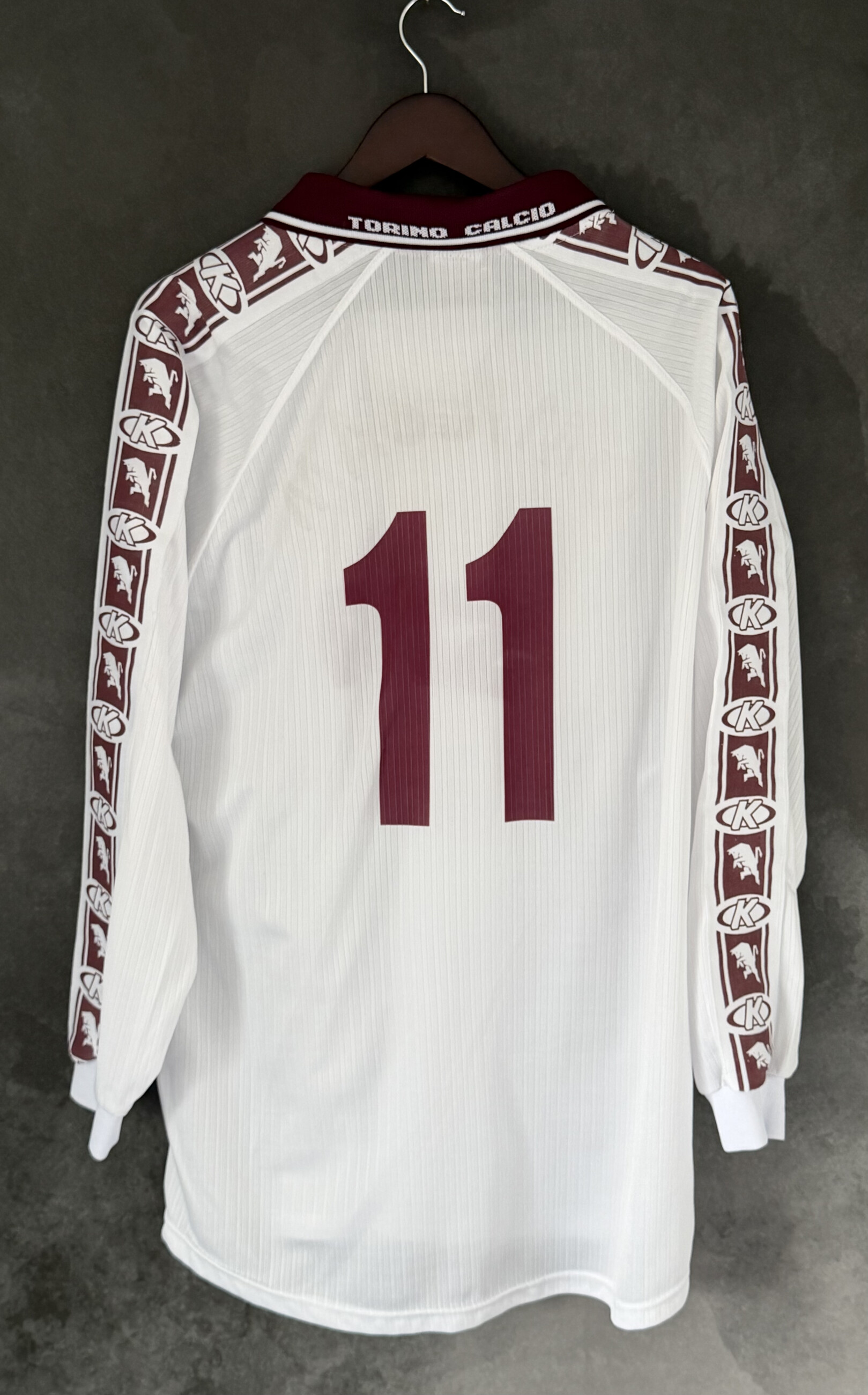 Torino Calcio 1999/00 Away MASSIMO 11 XL 9/10 view 2