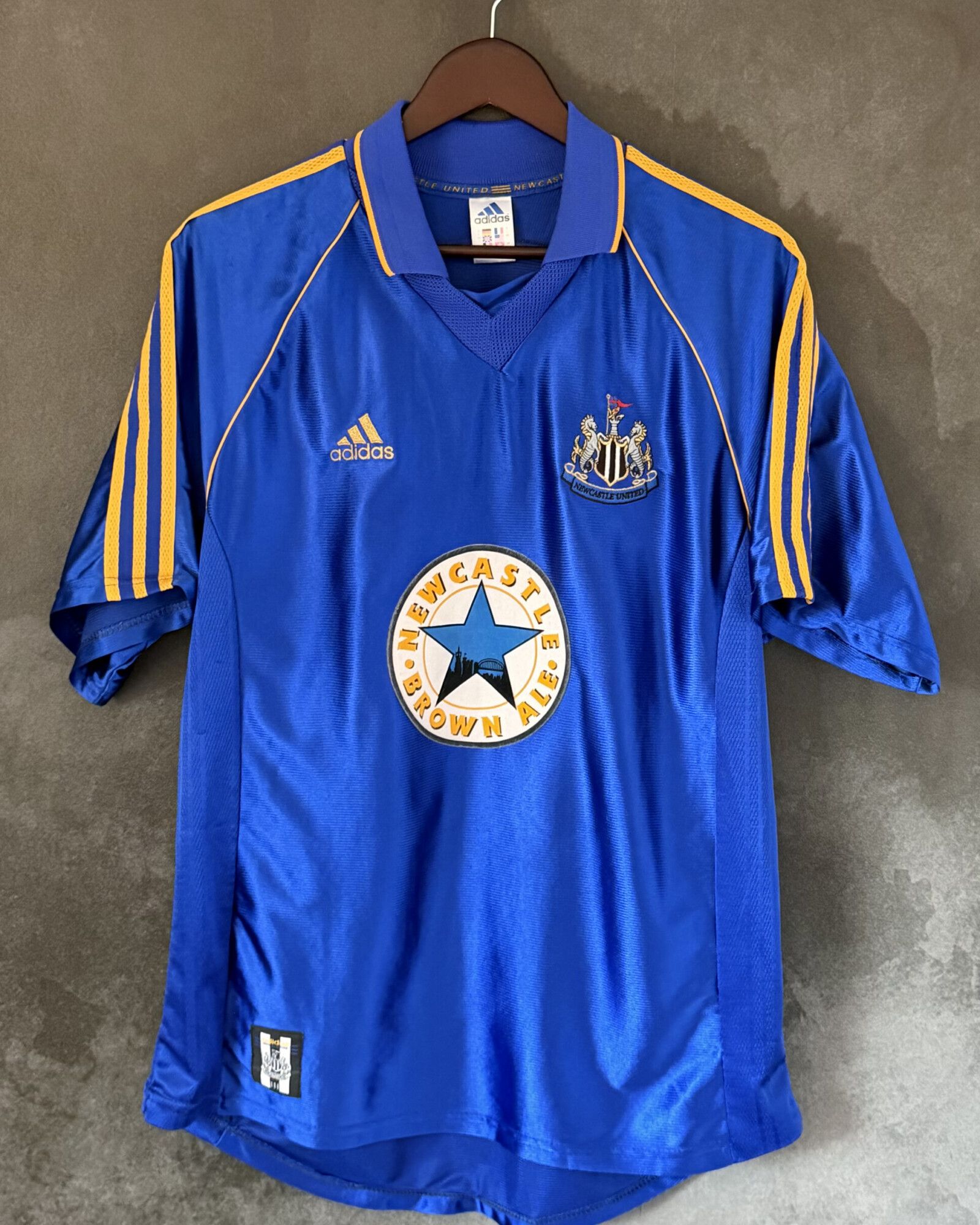 Newcastle United 1998/99 Away SOLANO 24 Large 8/10