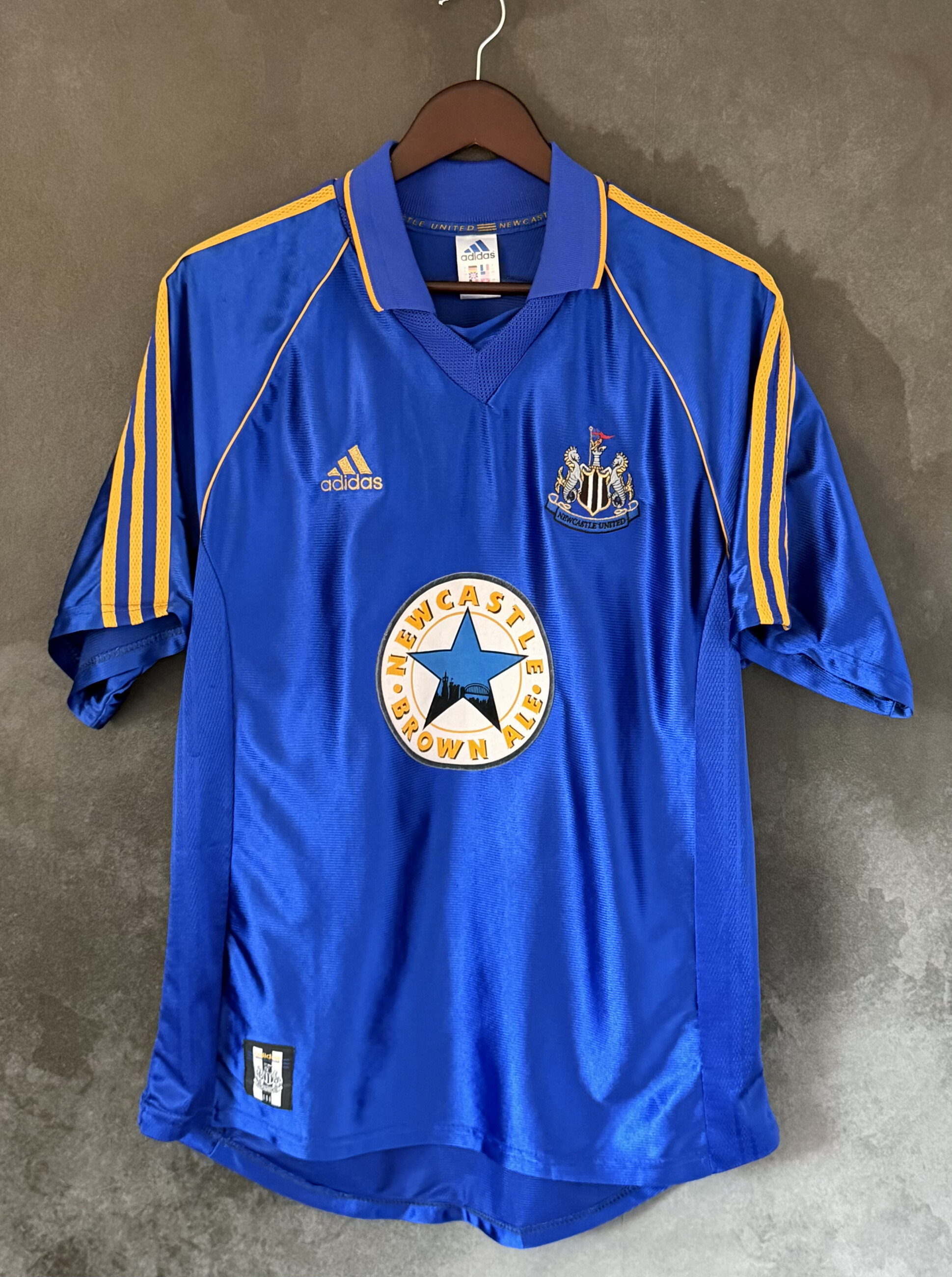 Newcastle United 1998/99 Away SOLANO 24 Large 8/10