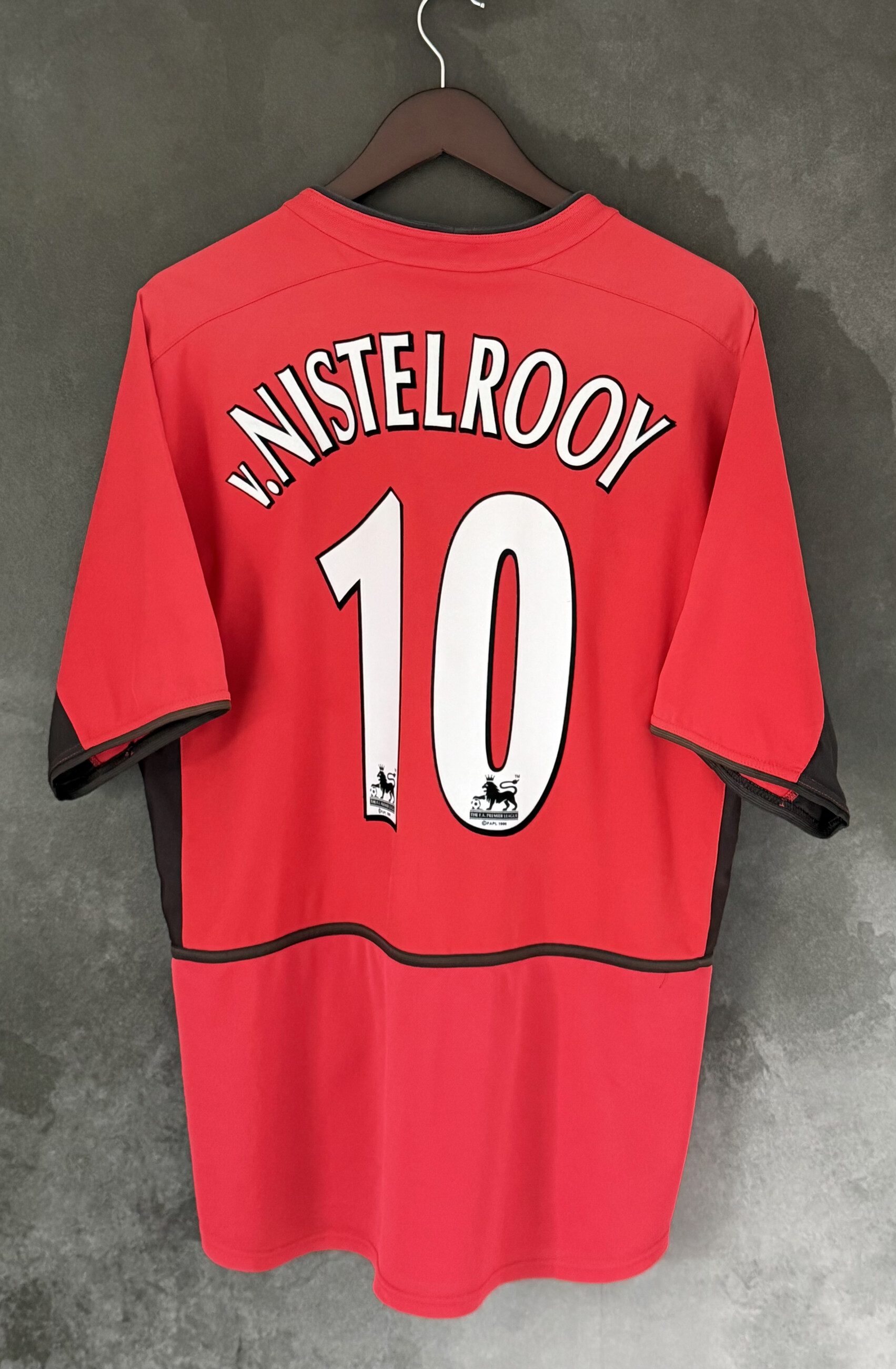 Manchester United 2002/04 Home v.NISTELROOY 10 Large 9/10 view 2