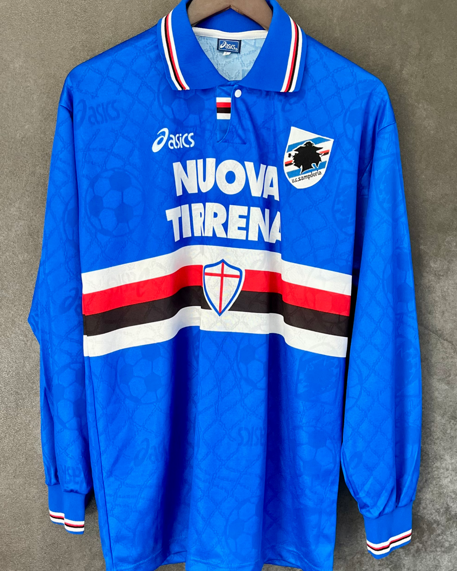 UC Sampdoria 1995/96 Home Large 9/10 Match worn/issued