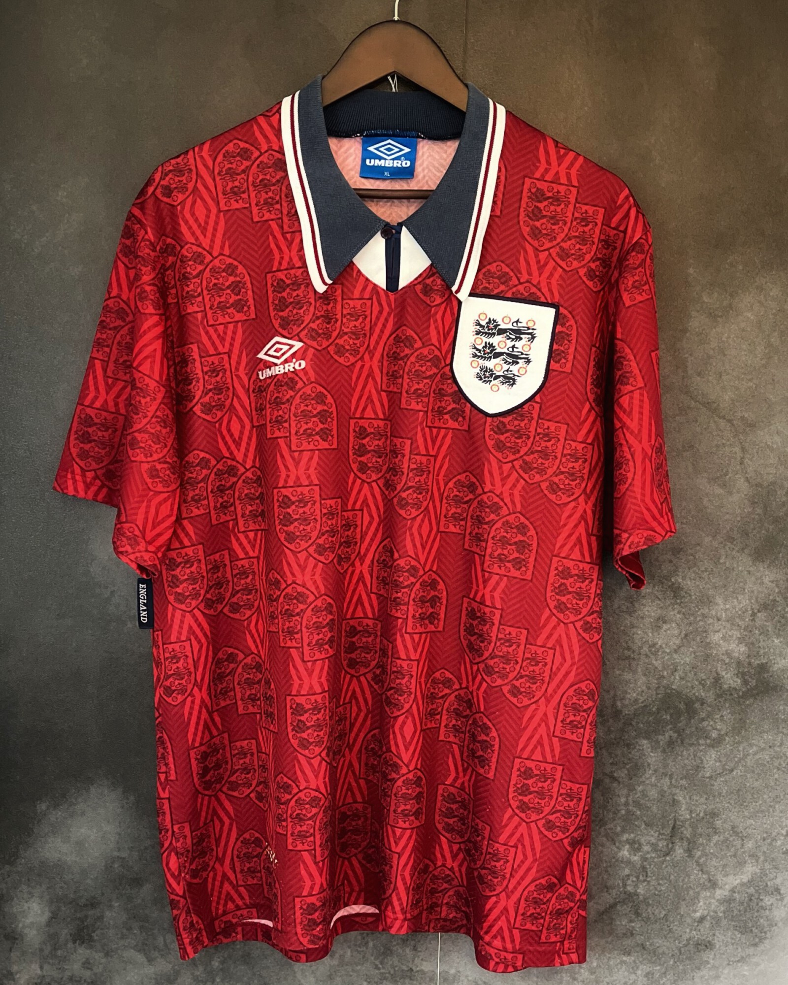England 1994 Away Umbro XL 7/10