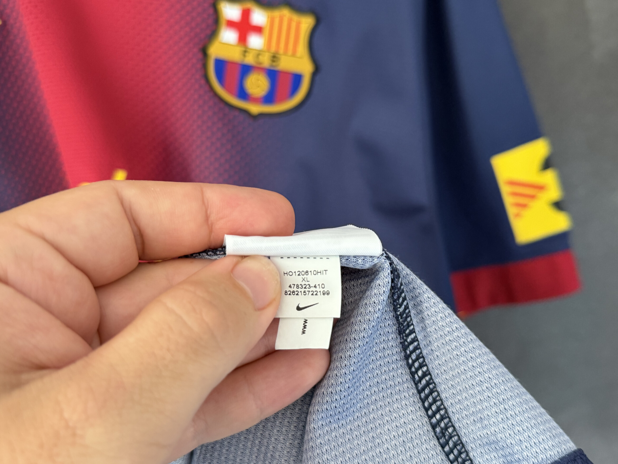 FC Barcelona 2012/13 Home INIESTA 8 XL 10/10 view 8