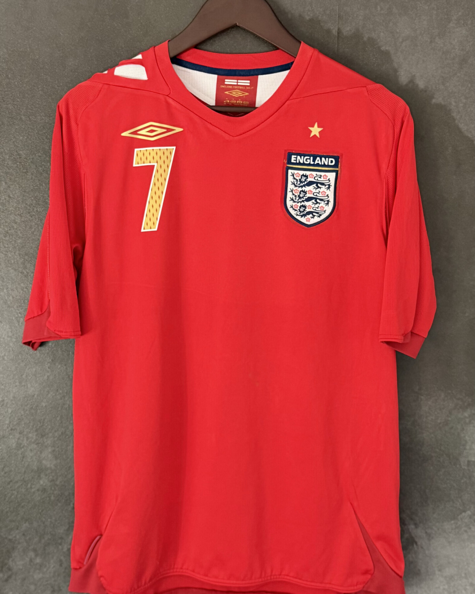 England 2006 Away BECKHAM 7 Medium 7/10