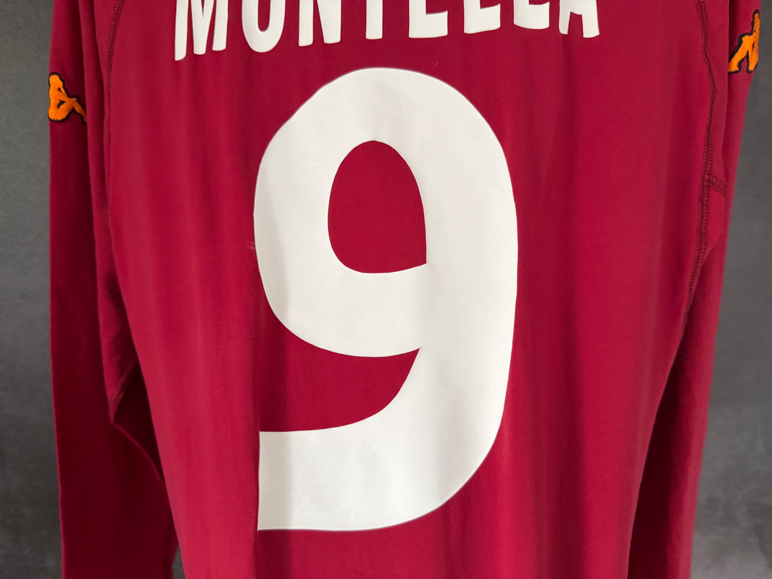 AS Roma 2000/01 Home MONTELLA 9 XL (L) 8/10 view 3