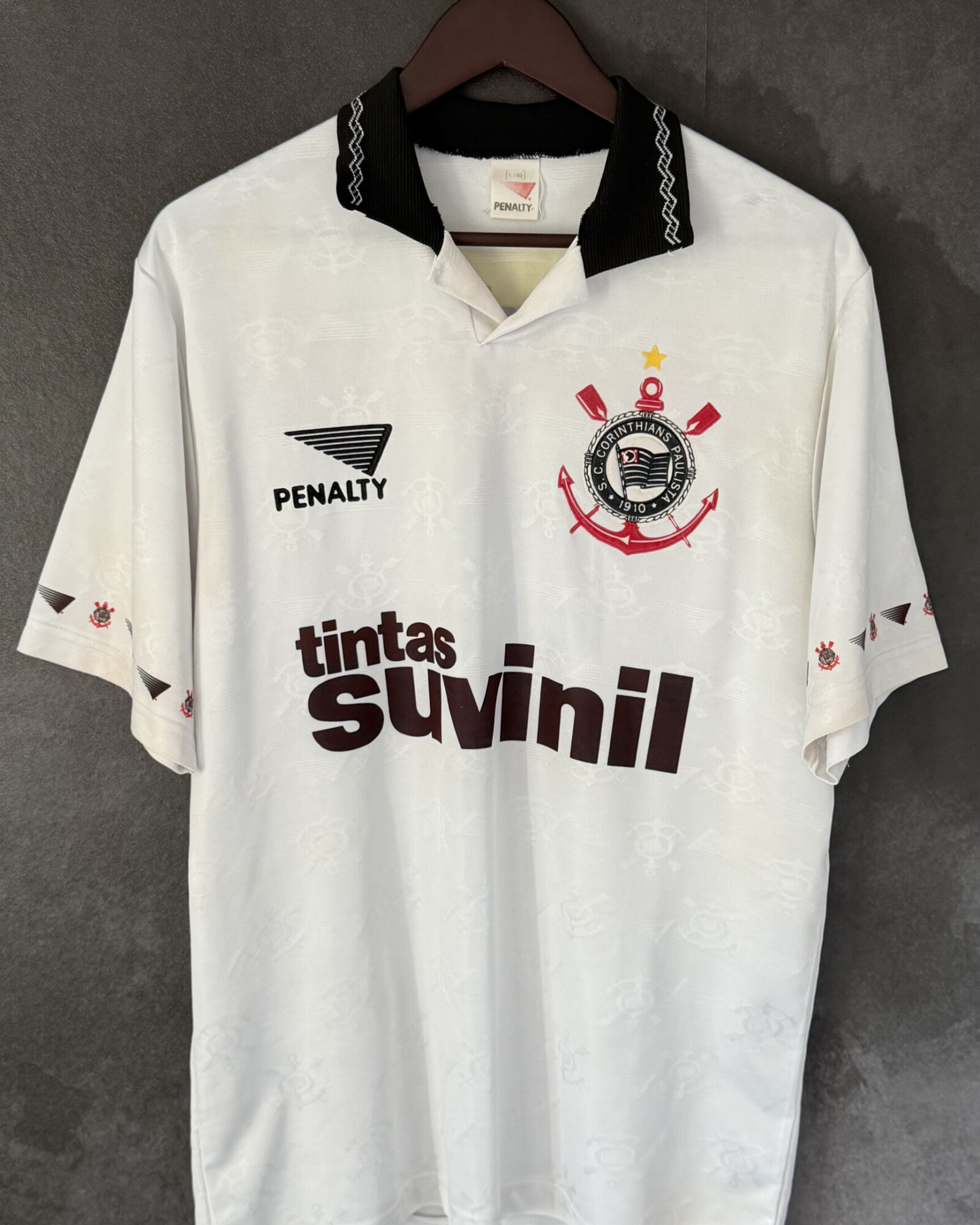 SC Corinthians Paulista 1995/96 Home LEONARDO 9 Large 7/10