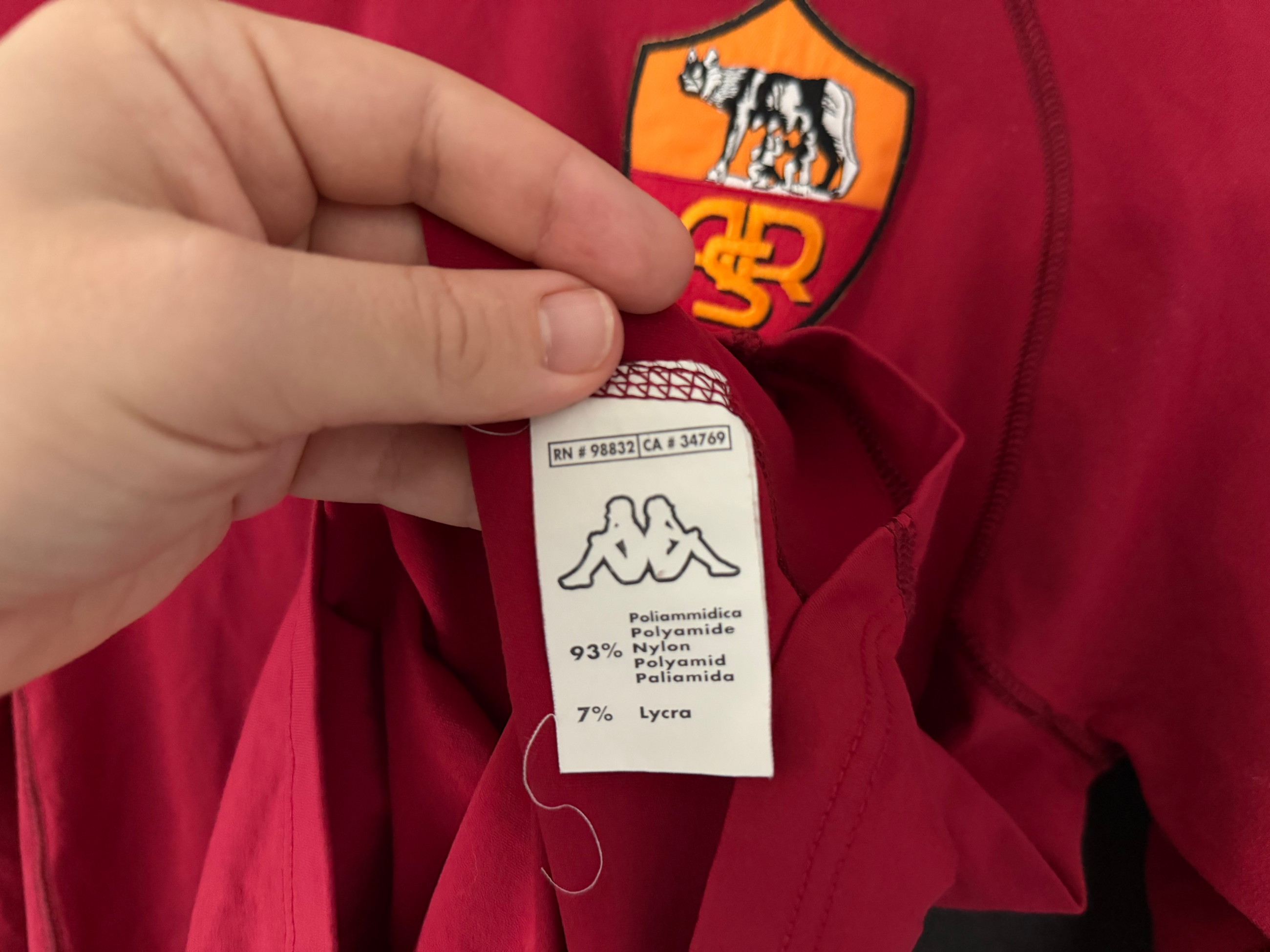 AS Roma 2000/01 Home MONTELLA 9 XL (L) 8/10 view 8