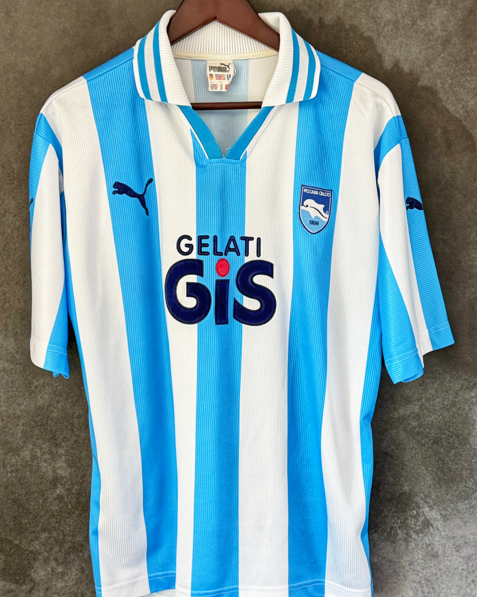 Pescara Calcio 1999/00 Home ALLEGRI 28 Large 9/10
