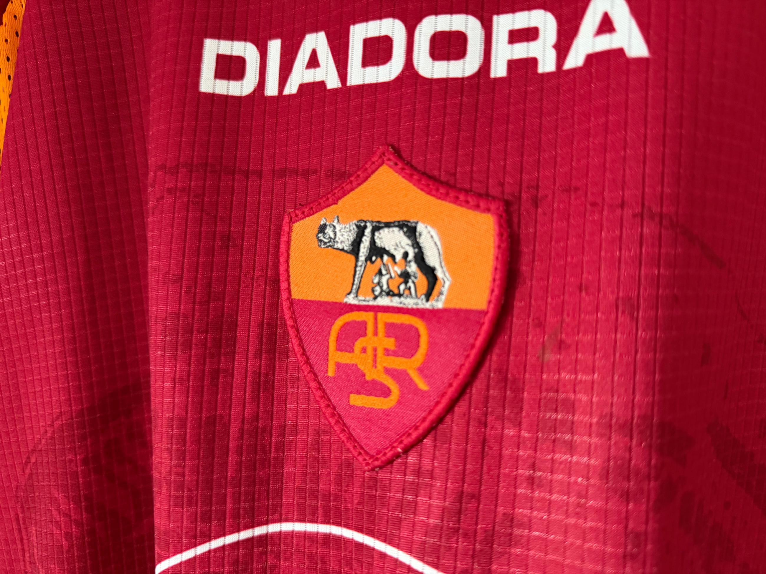 AS Roma 1997/98 Home DI BAGGIO 4 Large 9/10 view 5