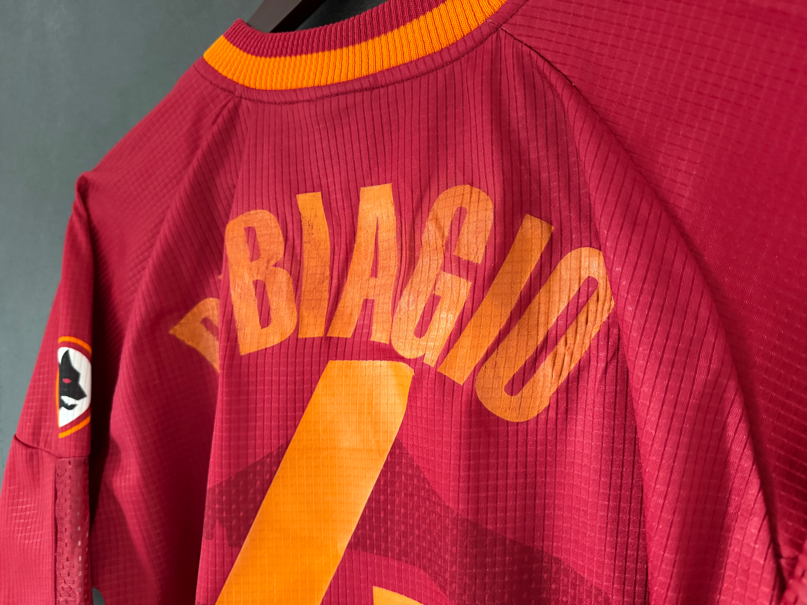 AS Roma 1997/98 Home DI BAGGIO 4 Large 9/10 view 3