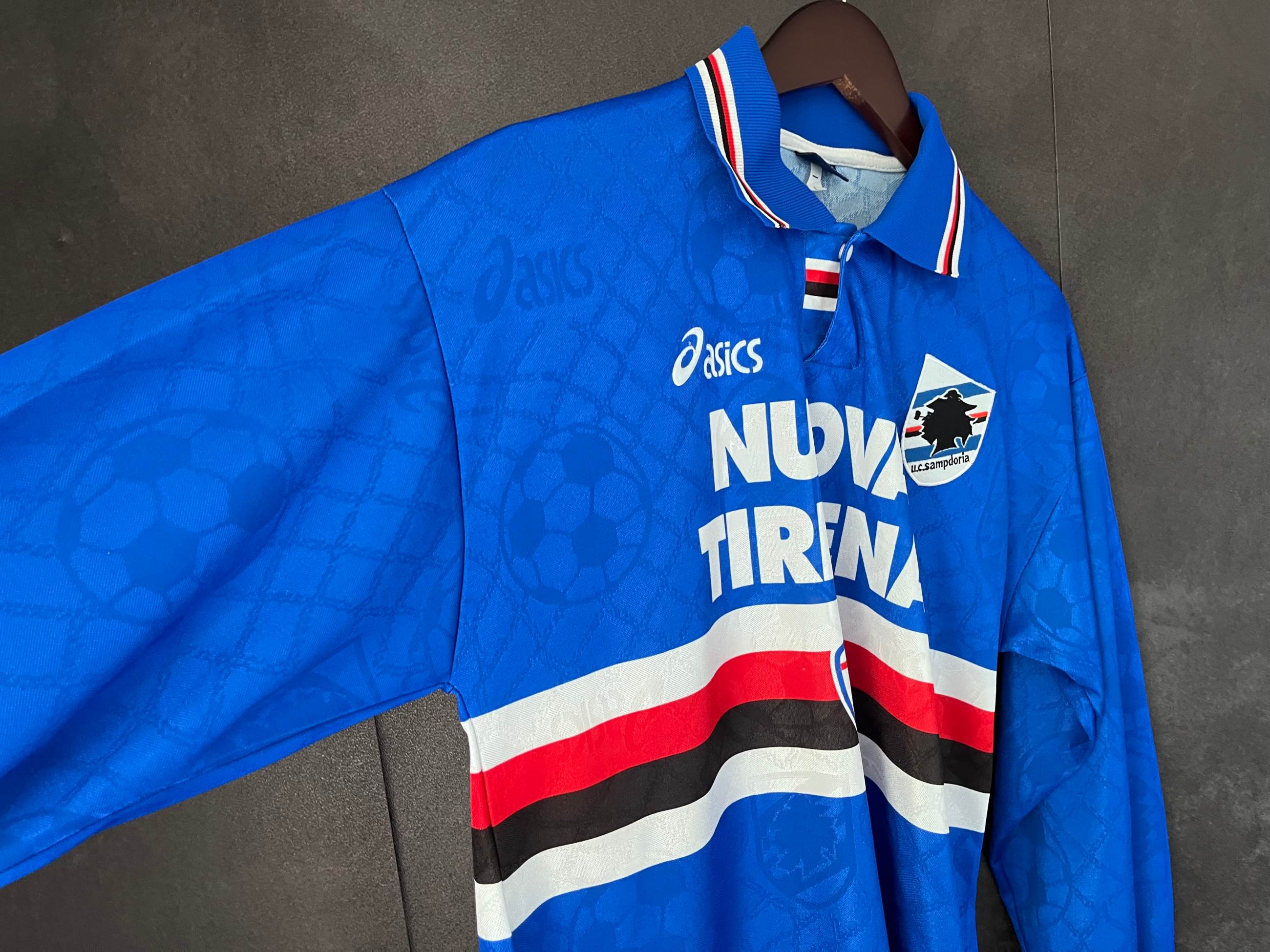 UC Sampdoria 1995/96 Home Large 9/10 Match worn/issued view 10