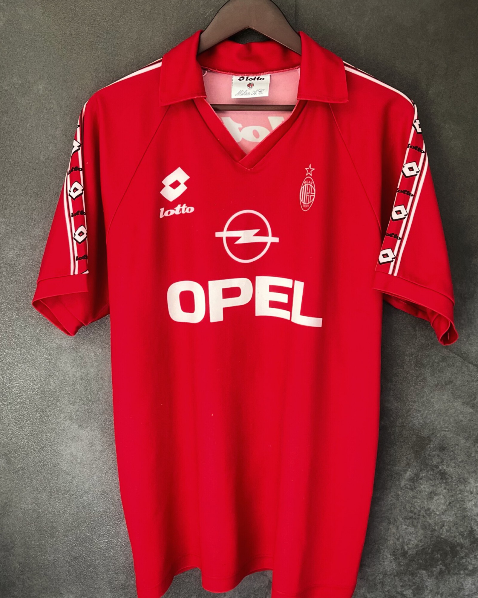 AC Milan 1995/96 Training Jersey Large 7/10
