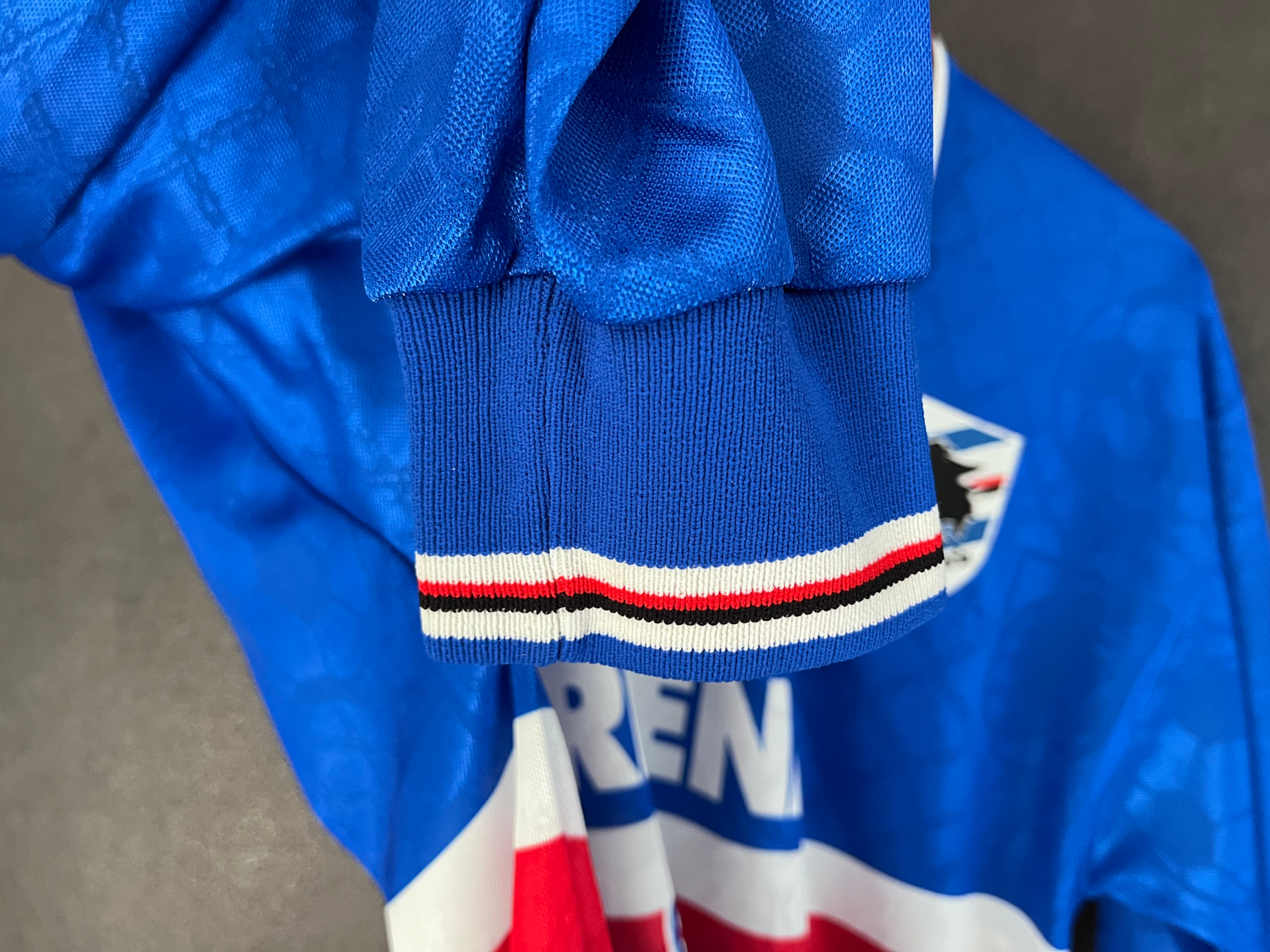 UC Sampdoria 1995/96 Home Large 9/10 Match worn/issued view 8