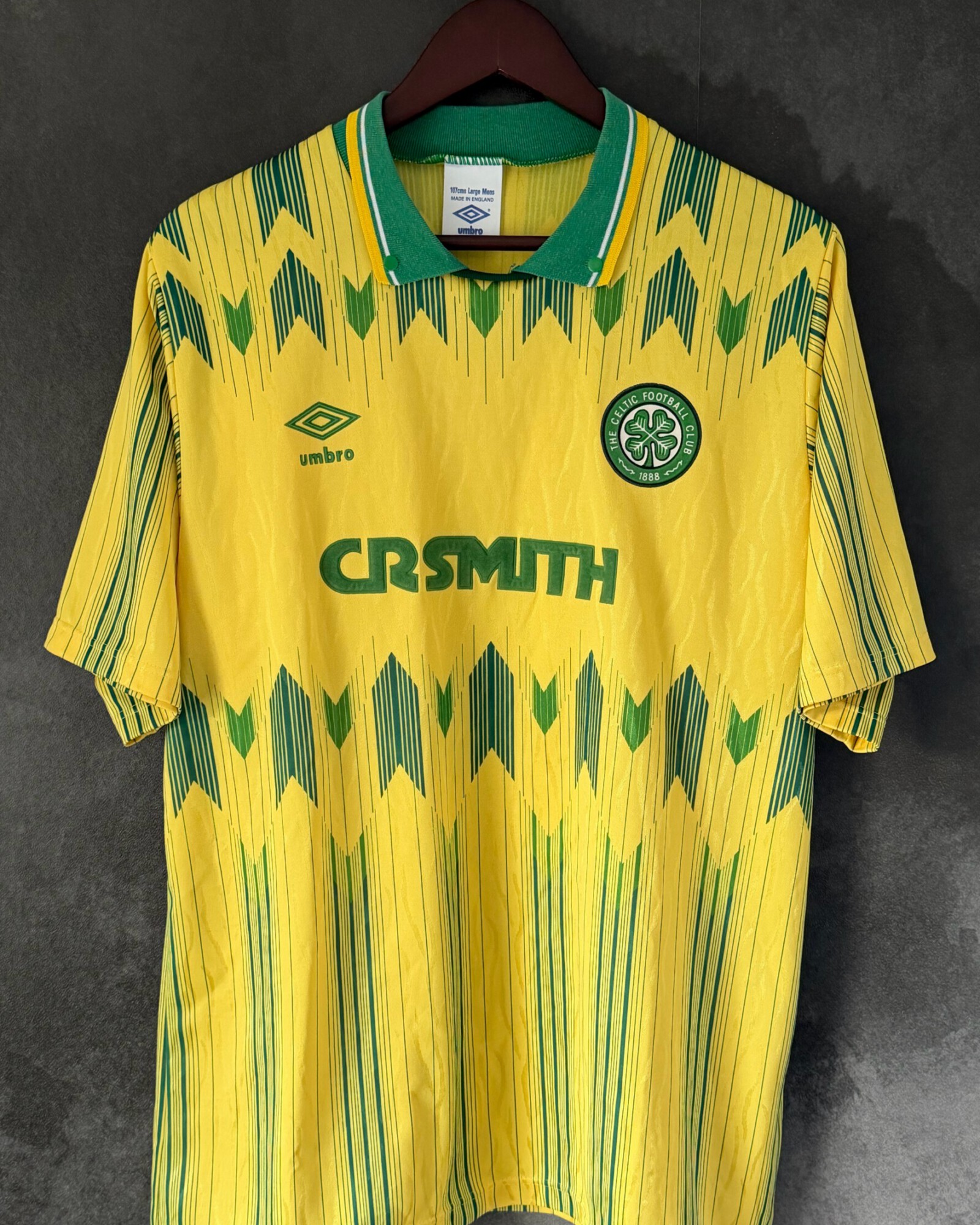 Celtic FC 1988-1991 Away Large 9/10