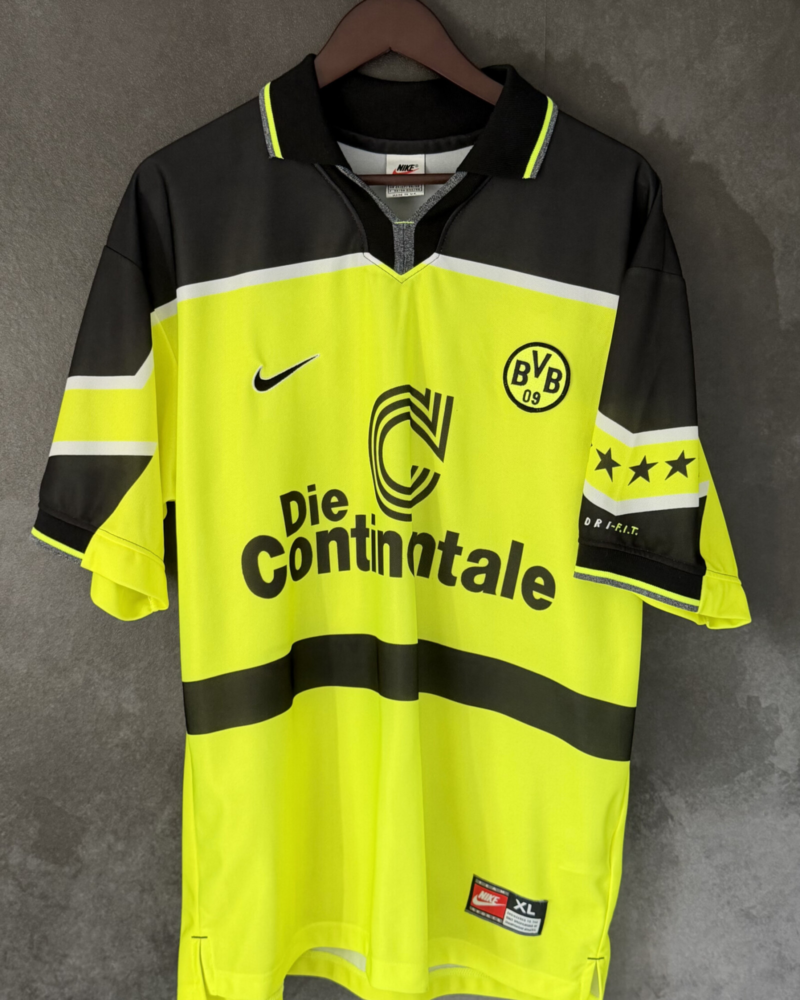 BVB Borussia Dortmund 1997/98 Home XL 9/10