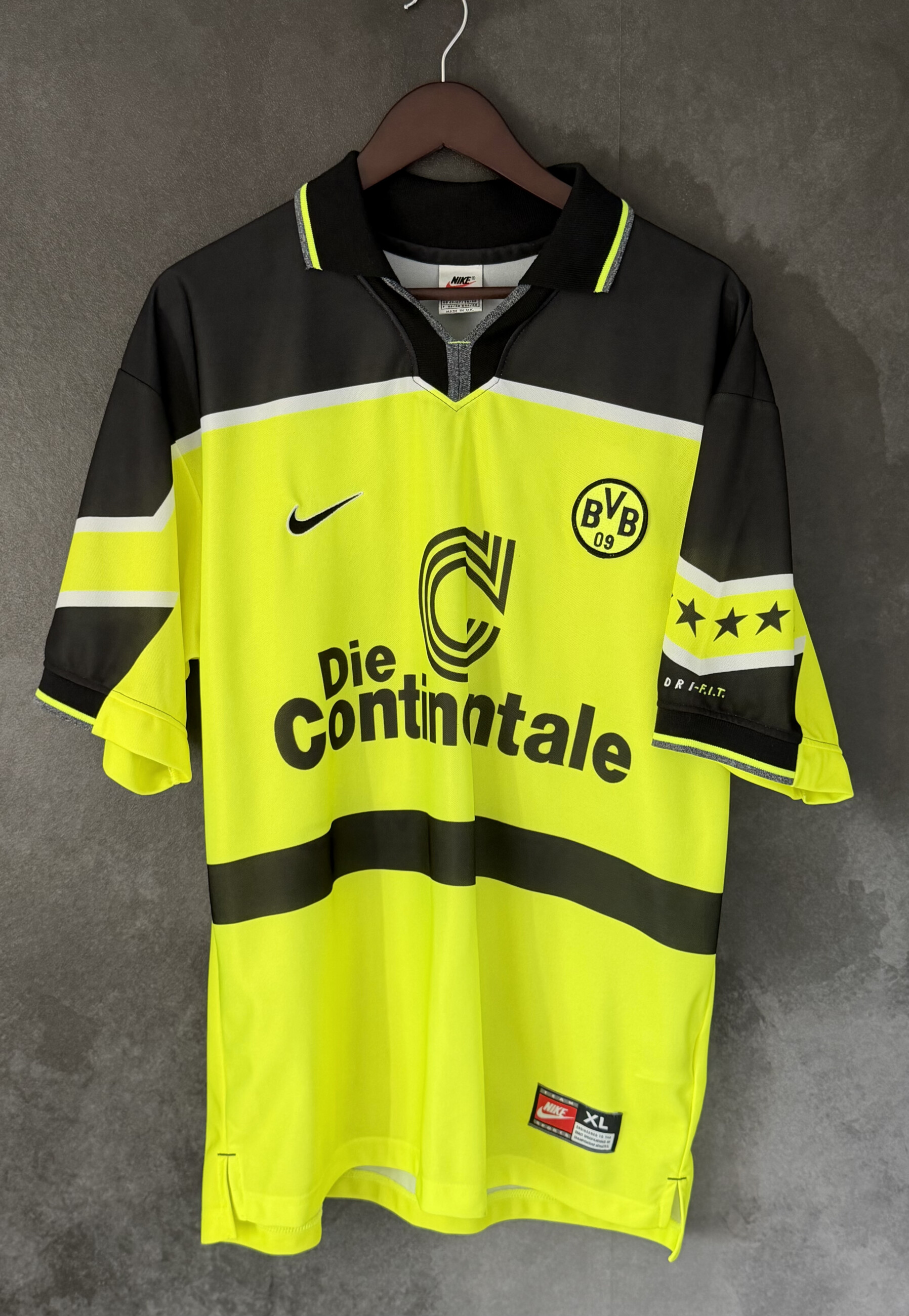 BVB Borussia Dortmund 1997/98 Home XL 9/10