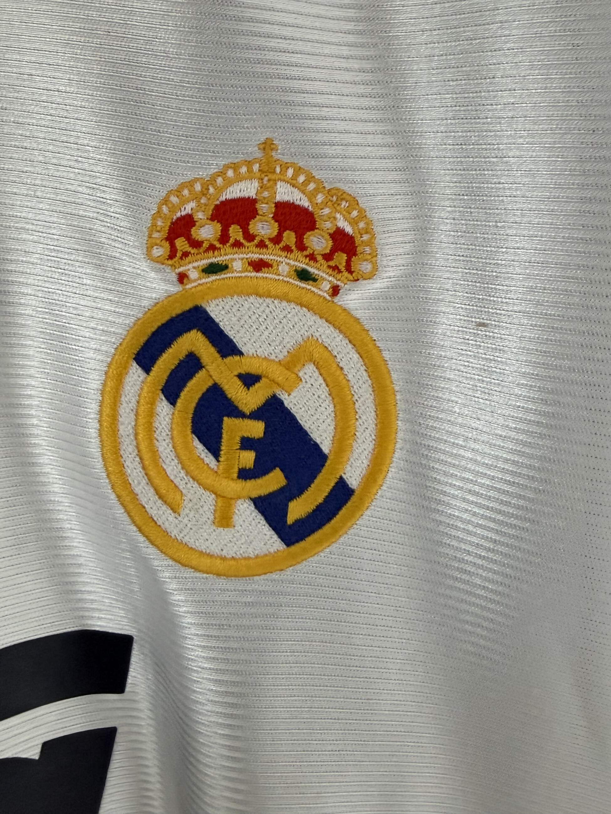 Real Madrid 1998/00 Home XL 8/10 (Match Issue/worn) view 4