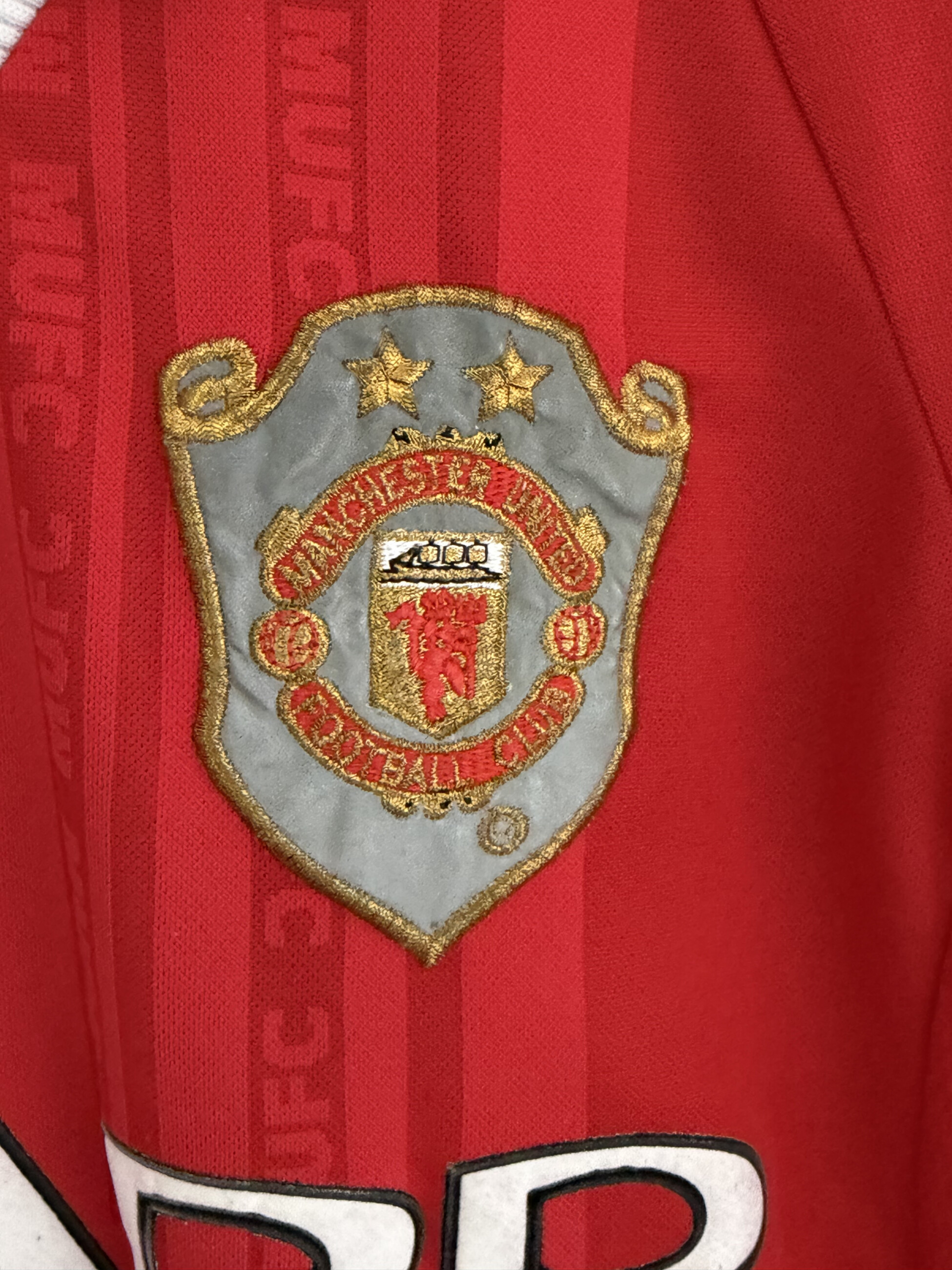 Manchester United 1998/99 CL Home BECKHAM 7 Large 7/10 view 5