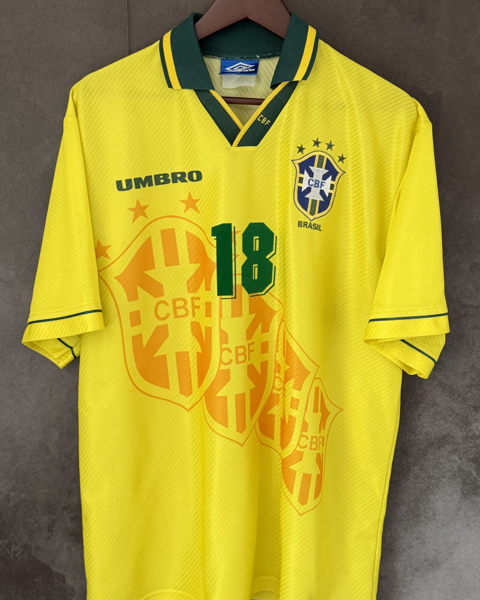 Brazil 1994 Home RONALDINHO 18 XL 9/10