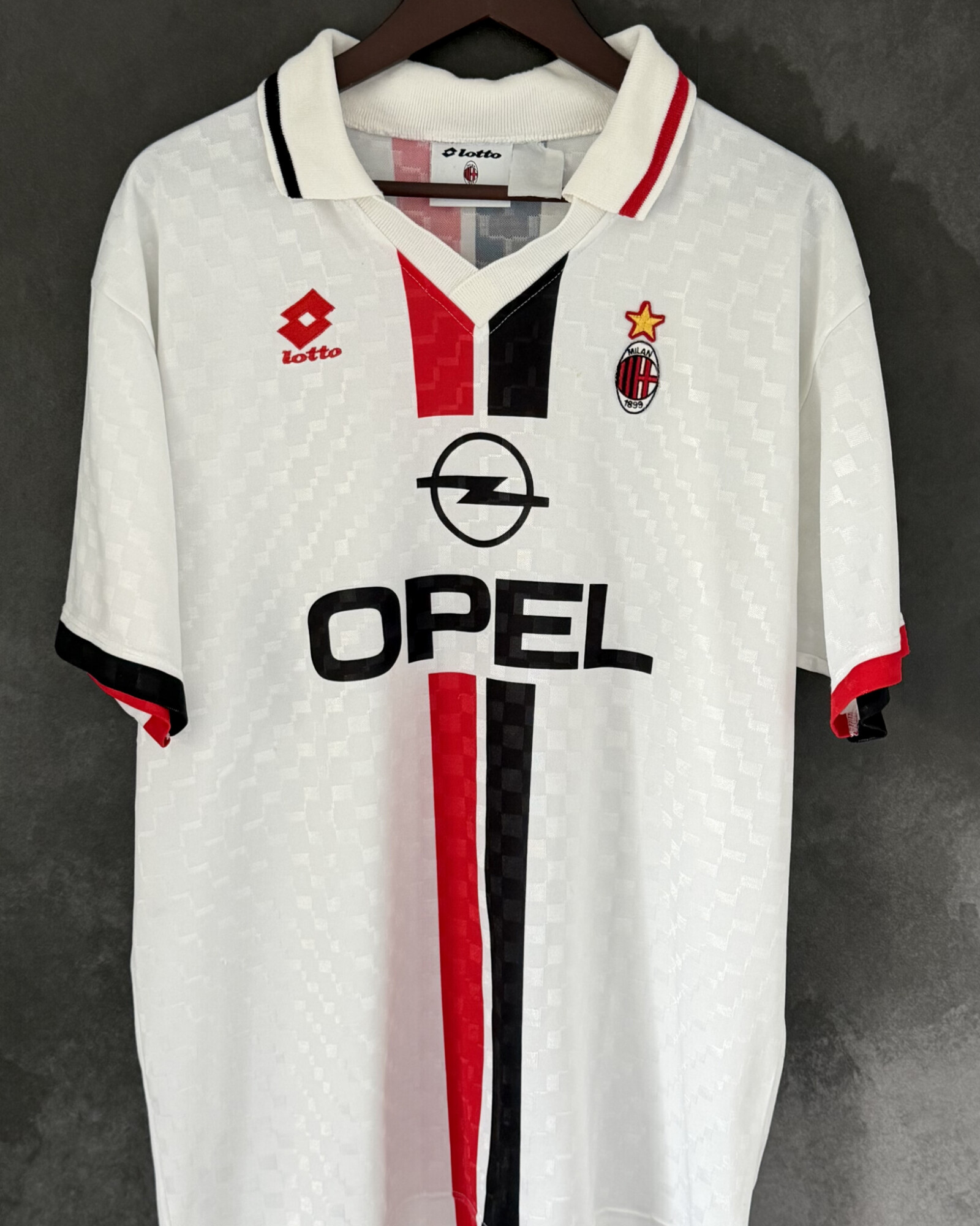 AC Milan 1995/96 Away DI CANIO 7 XL 8/10