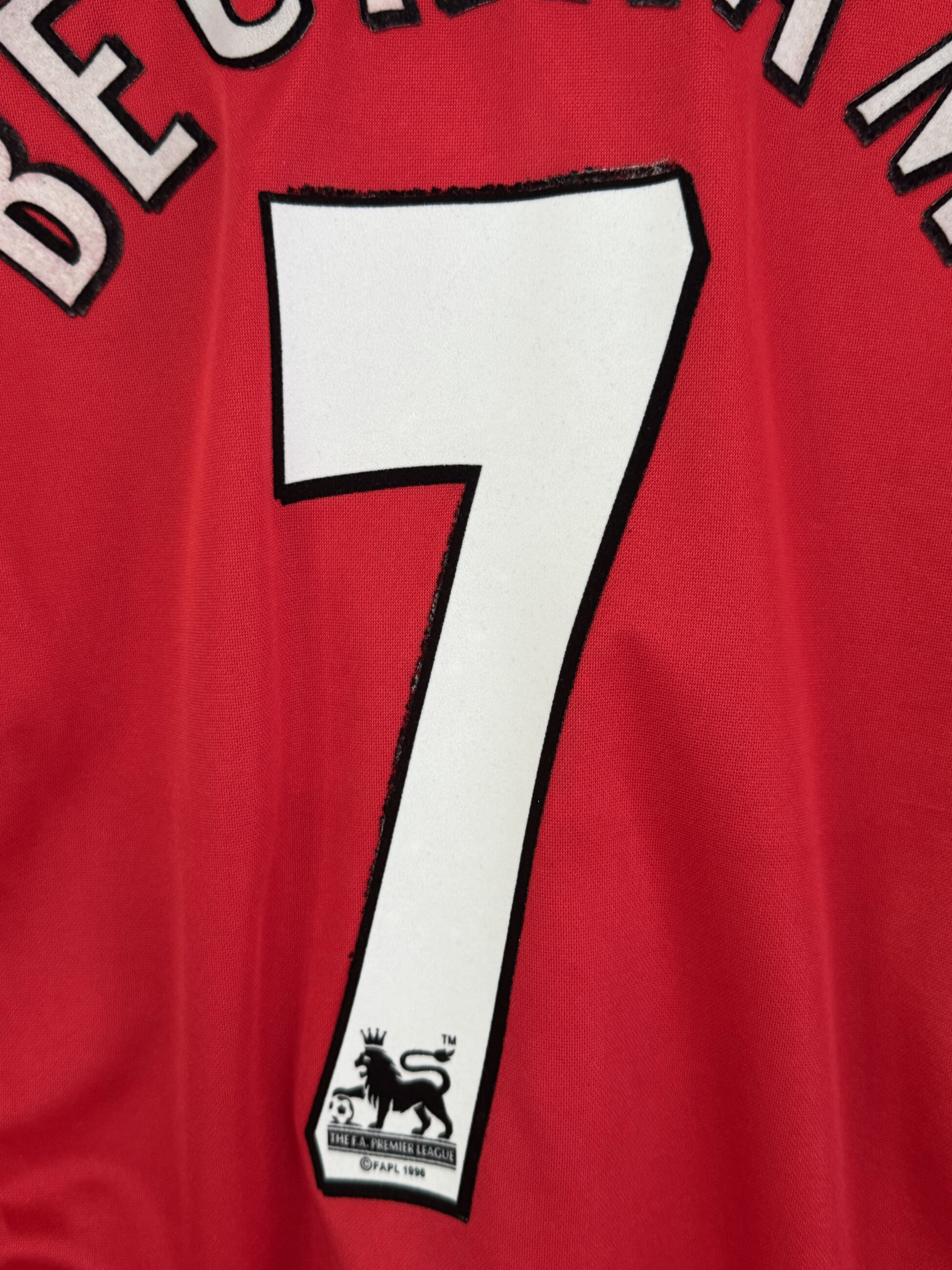 Manchester United 1998/99 CL Home BECKHAM 7 Large 7/10 view 3