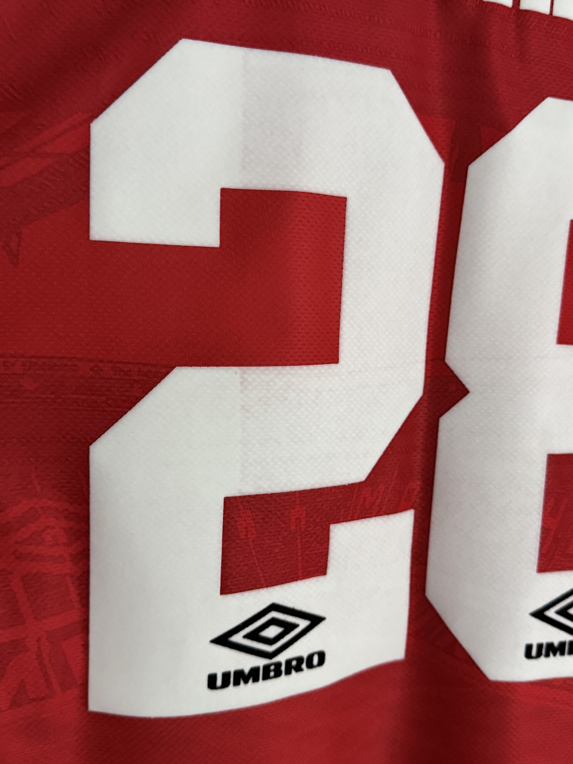 Manchester United 1994/95 Home BECKHAM 28 XXL 10/10 view 7