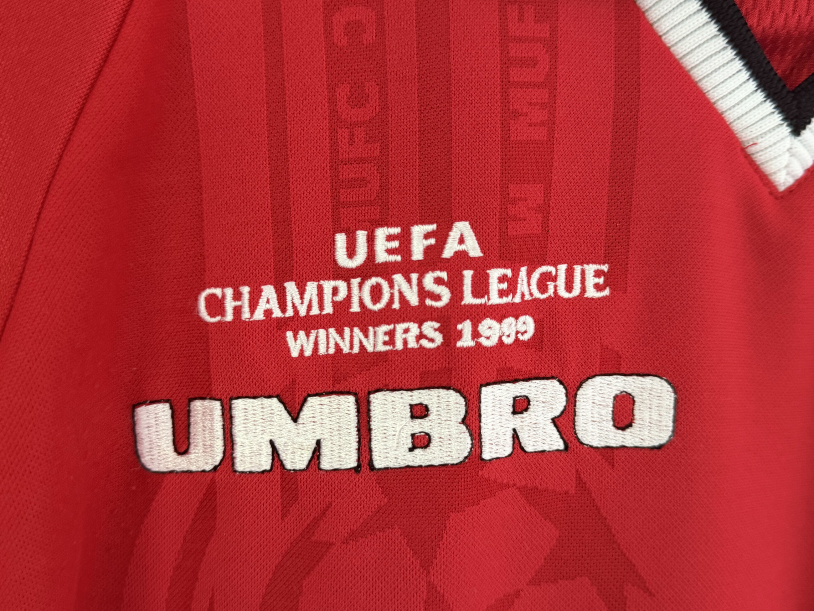 Manchester United 1998/99 CL Home BECKHAM 7 Large 7/10 view 8