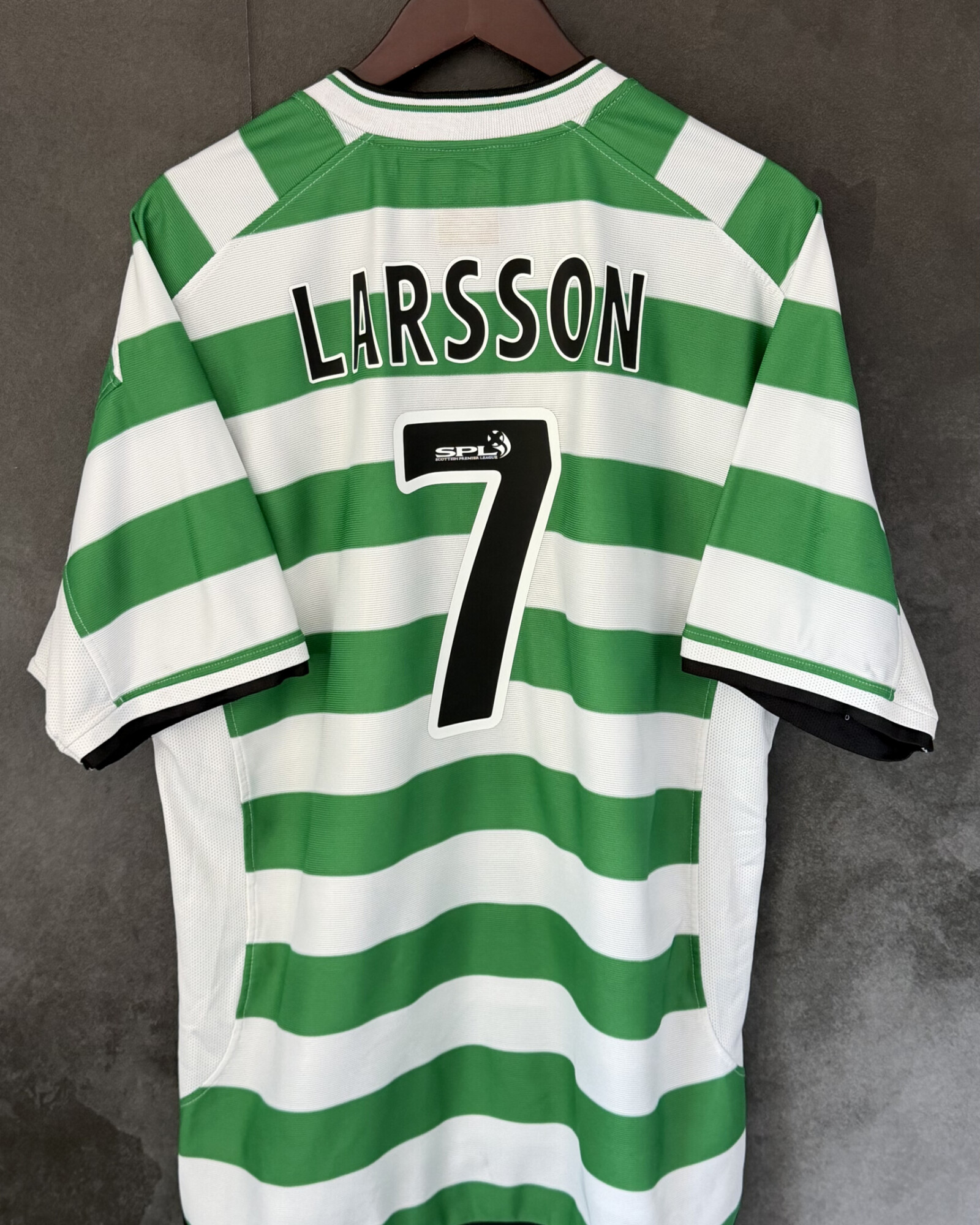 Celtic 2001/03 Home LARSSON 7 XXL 8/10