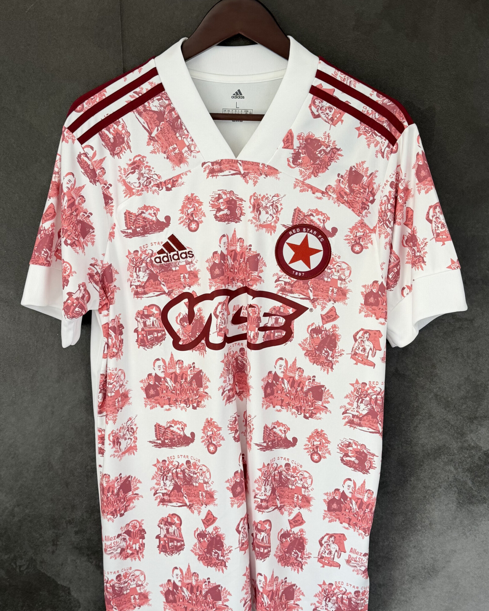 Red Star Paris 2020/21 Away Large 10/10 BNWT