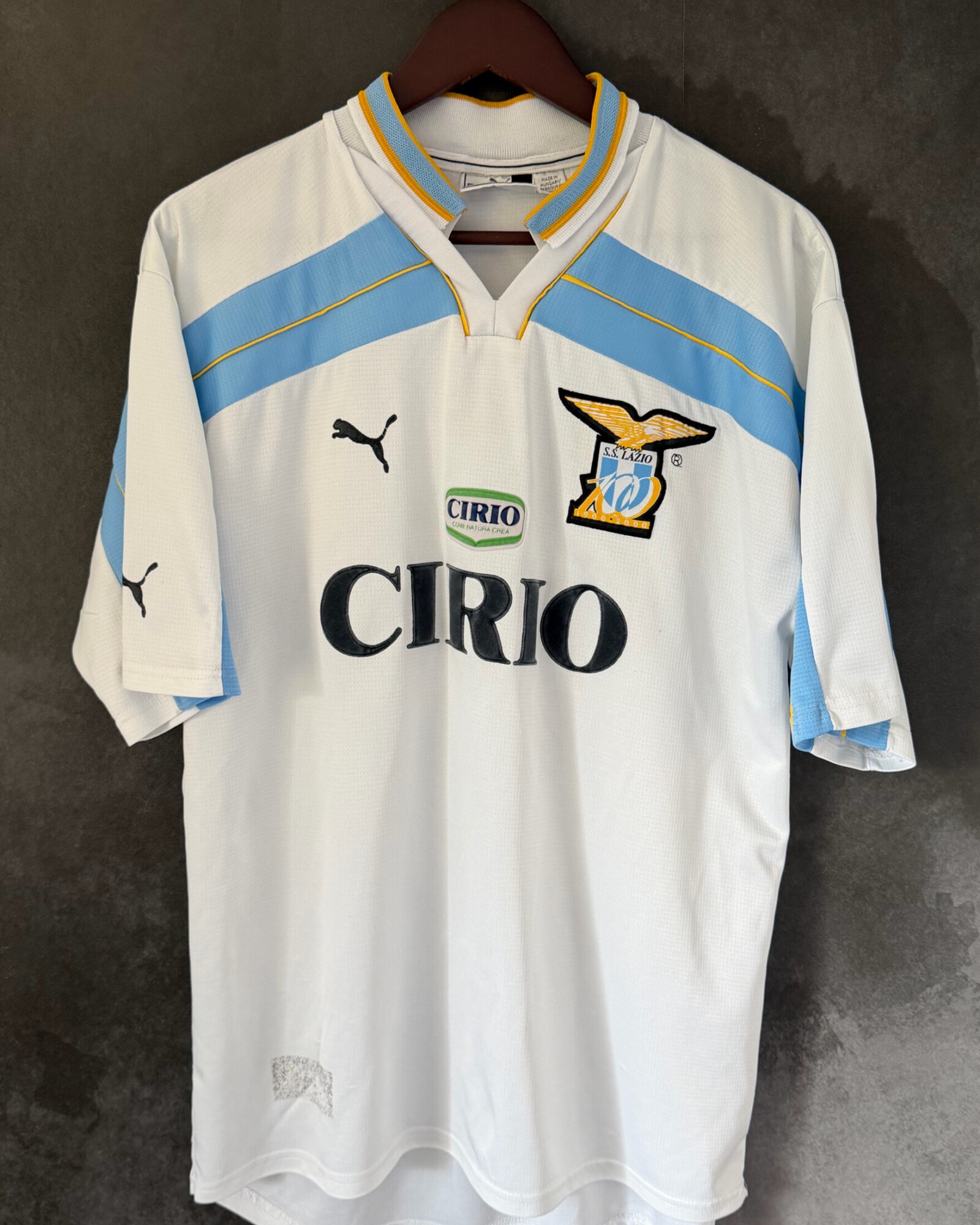 SS Lazio 1999/00 Centenary Home NESTA 13 L/XL 8/10