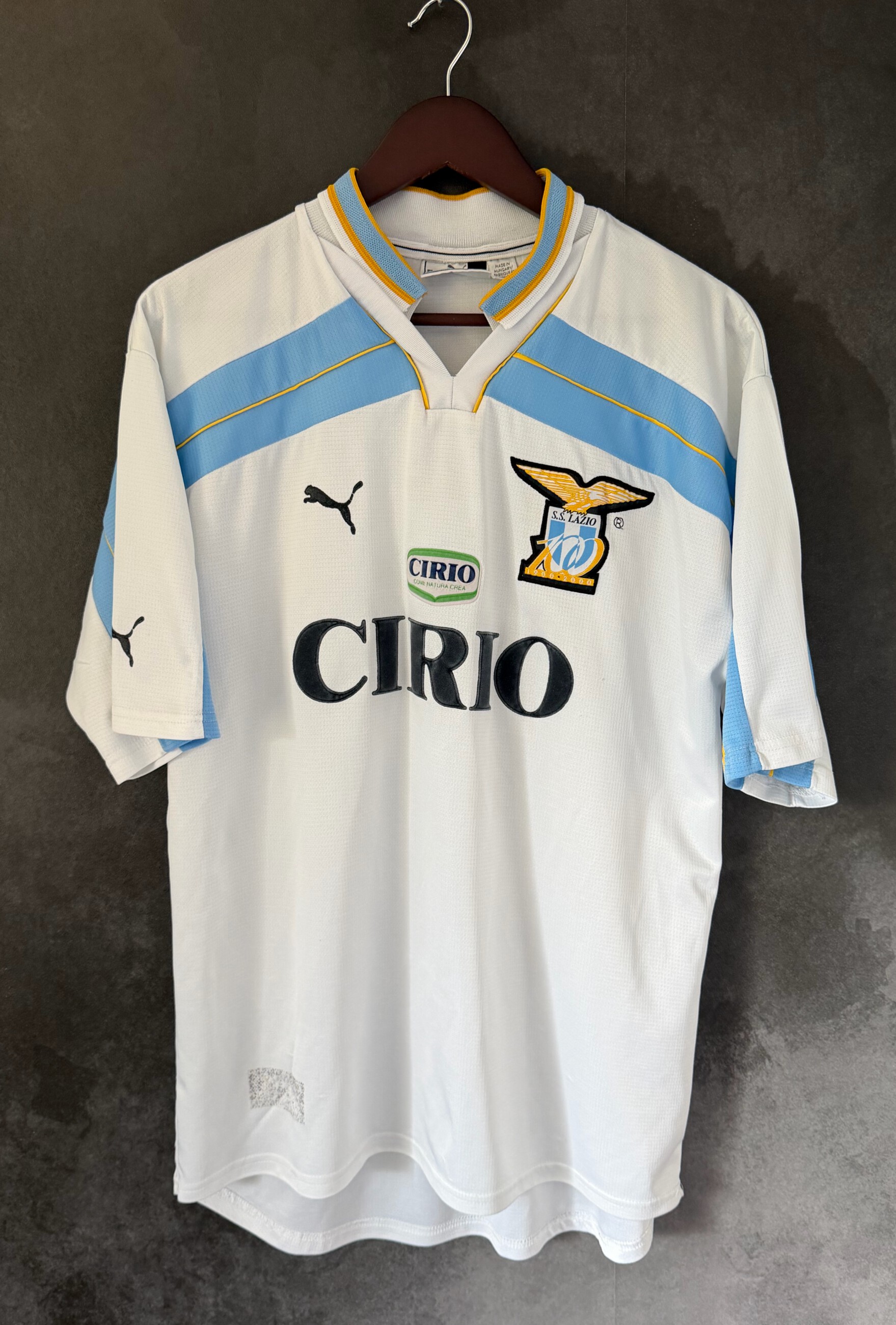 SS Lazio 1999/00 Centenary Home NESTA 13 L/XL 8/10