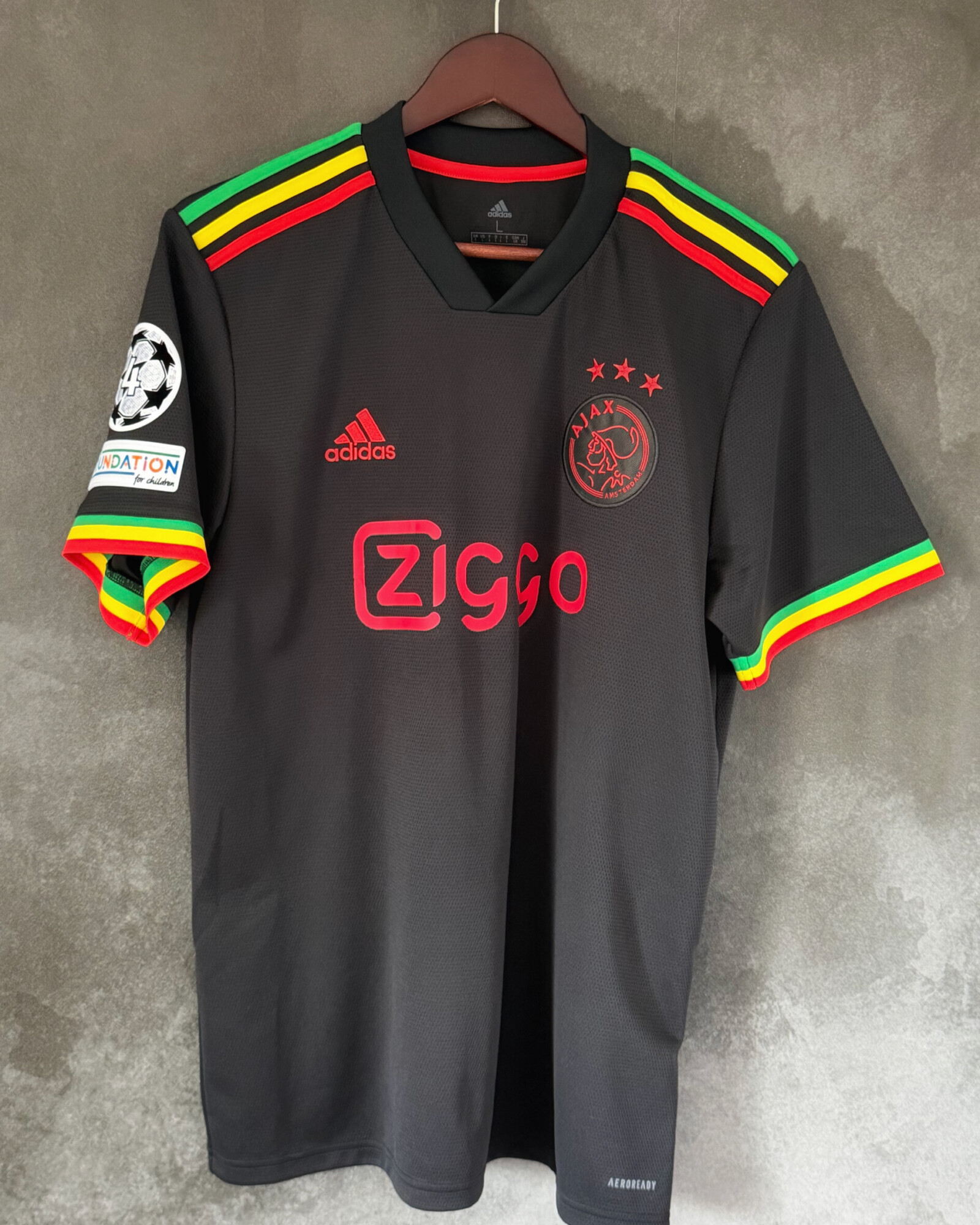 Ajax Amsterdam 2021/22 Third TADIC 10 Large 10/10 BNWT