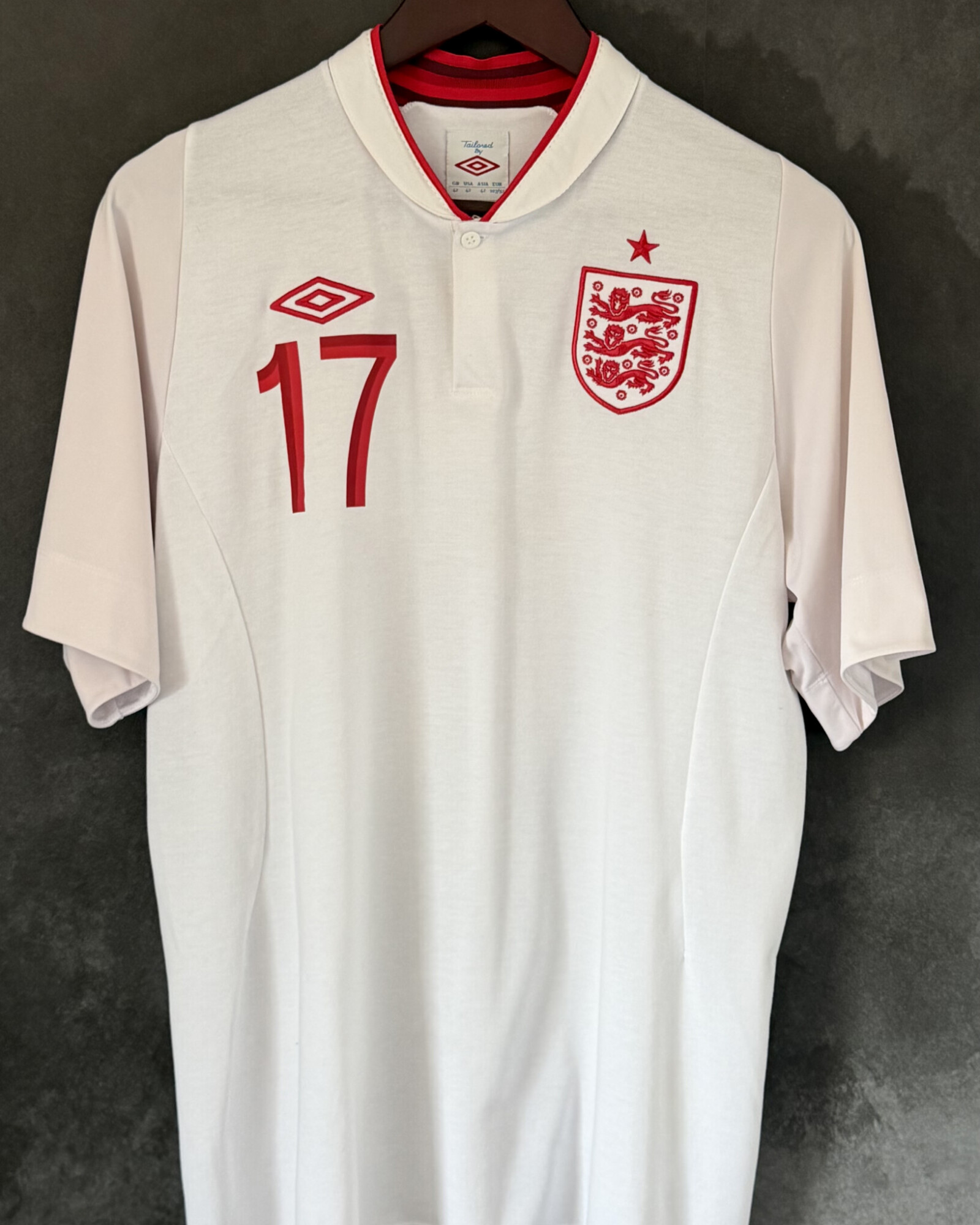 England 2012 Home PARKER 17 Large 8/10