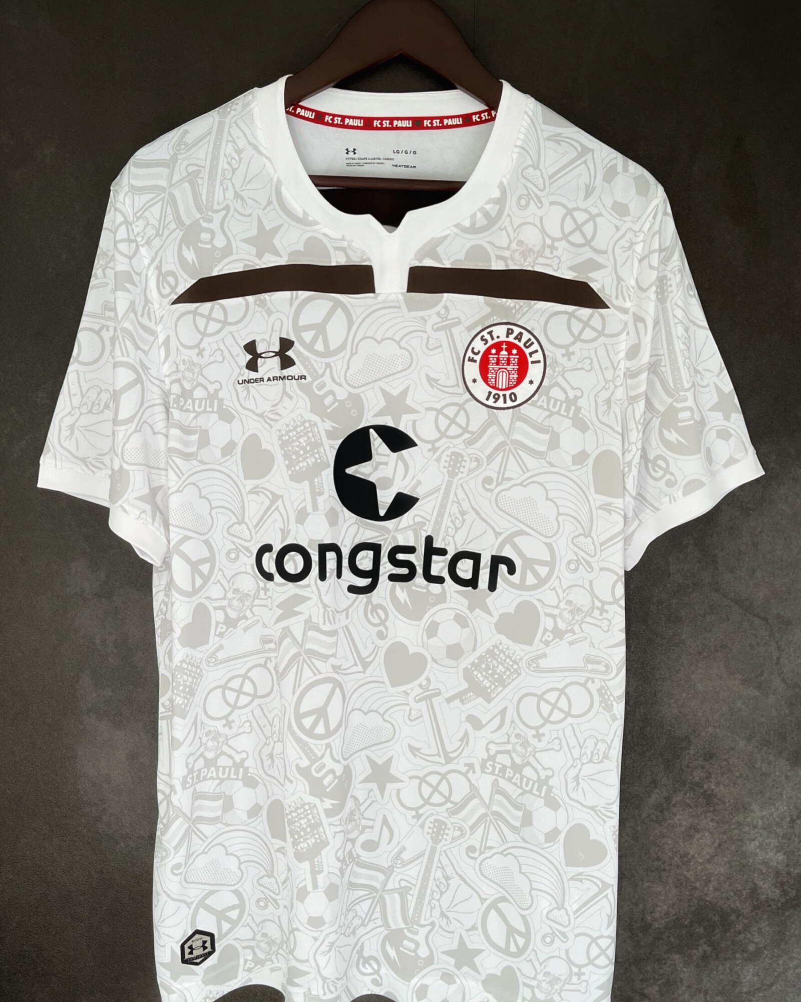 FC St Pauli 2019/20 Away KIEZ-LEGENDE 10 Large 10/10 BNWT