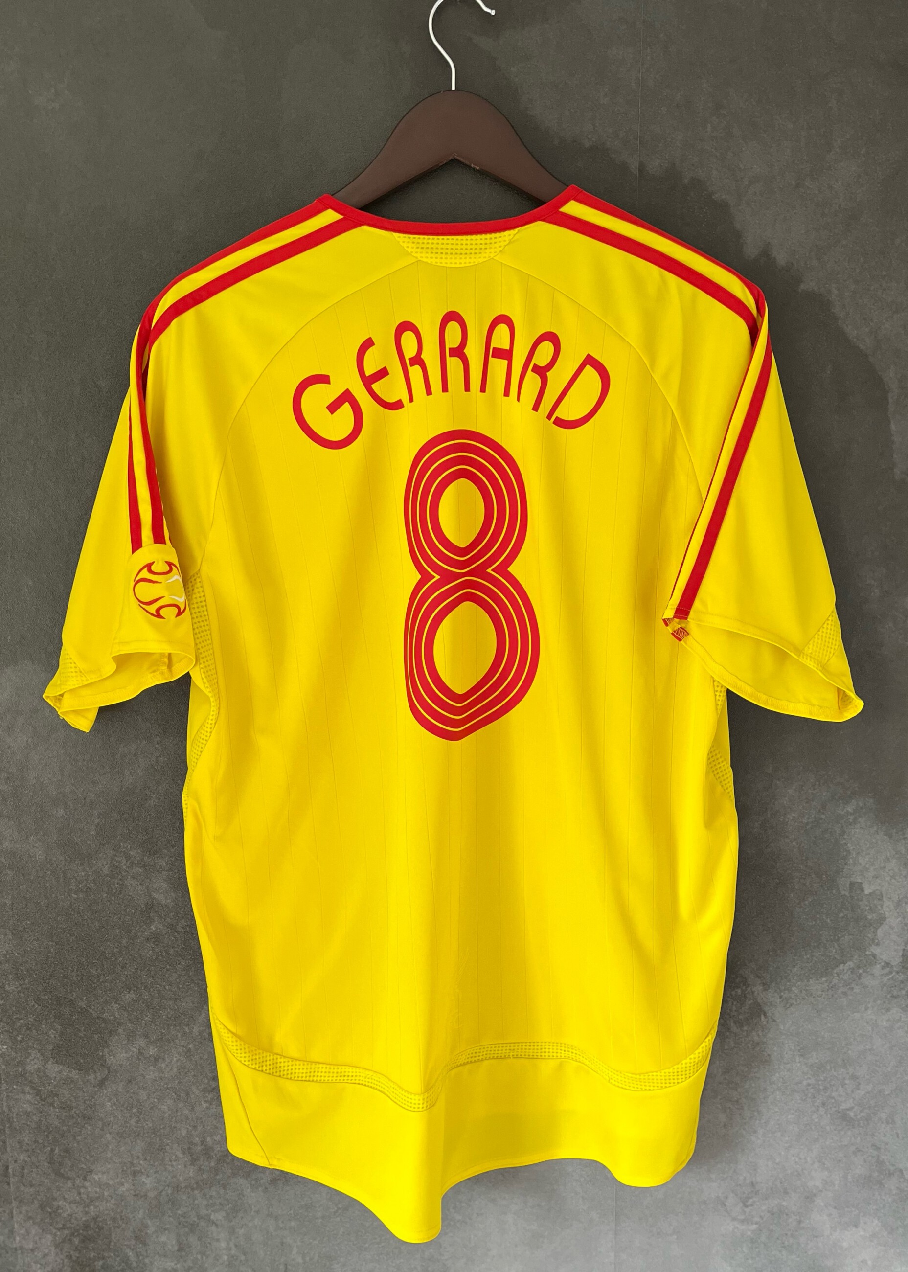 Liverpool FC 2006/07 Away GERRARD 8 Large 8/10 view 2
