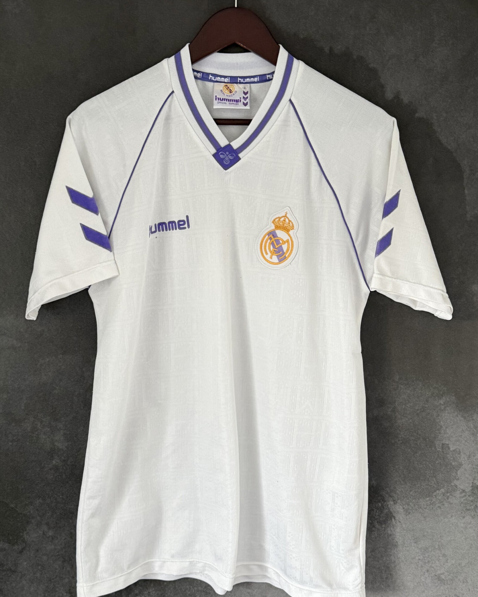 Real Madrid 1990/91 Home Large 8/10