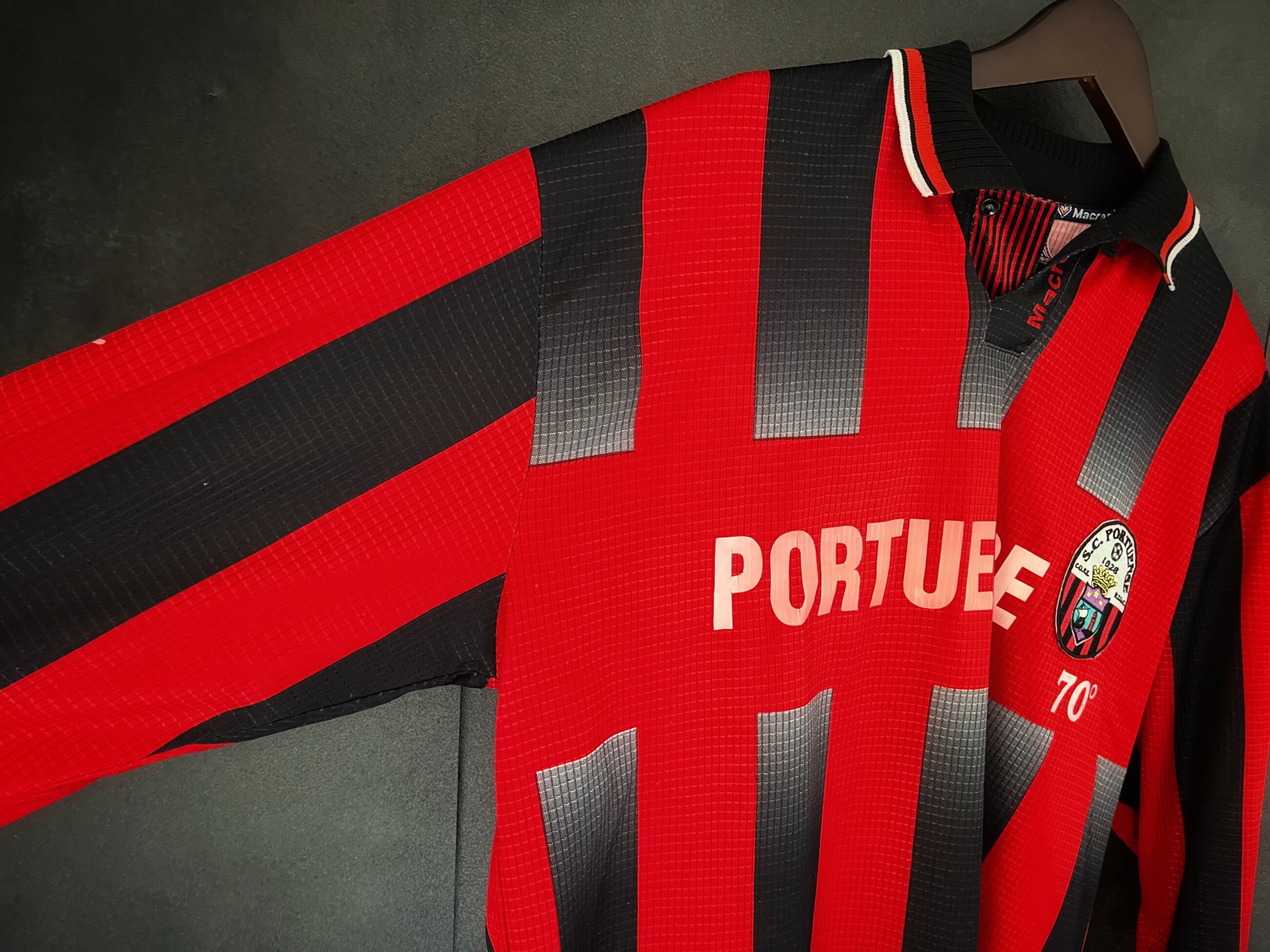 S.C Portuense Calcio 1993/94 Home XL 9/10 Match Worn view 9