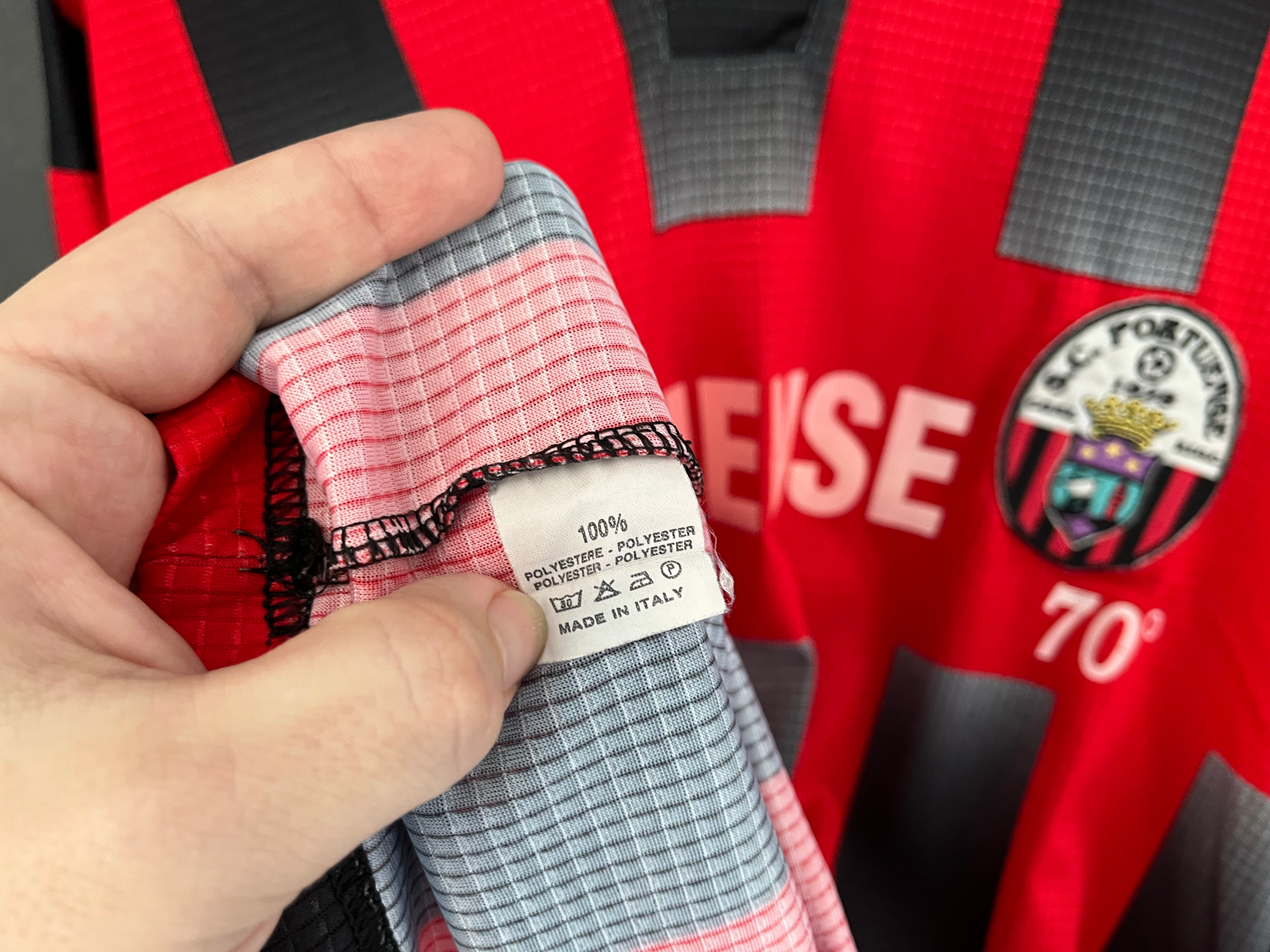 S.C Portuense Calcio 1993/94 Home XL 9/10 Match Worn view 10