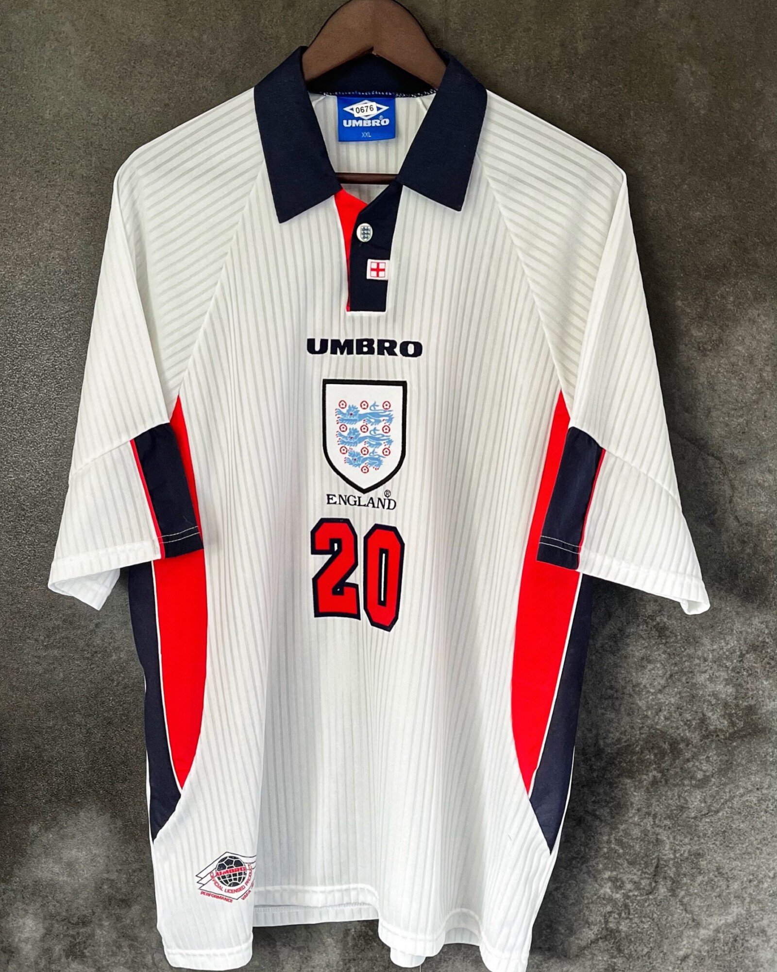 England 1997/99 Home OWEN 20 XXL Umbro 9/10