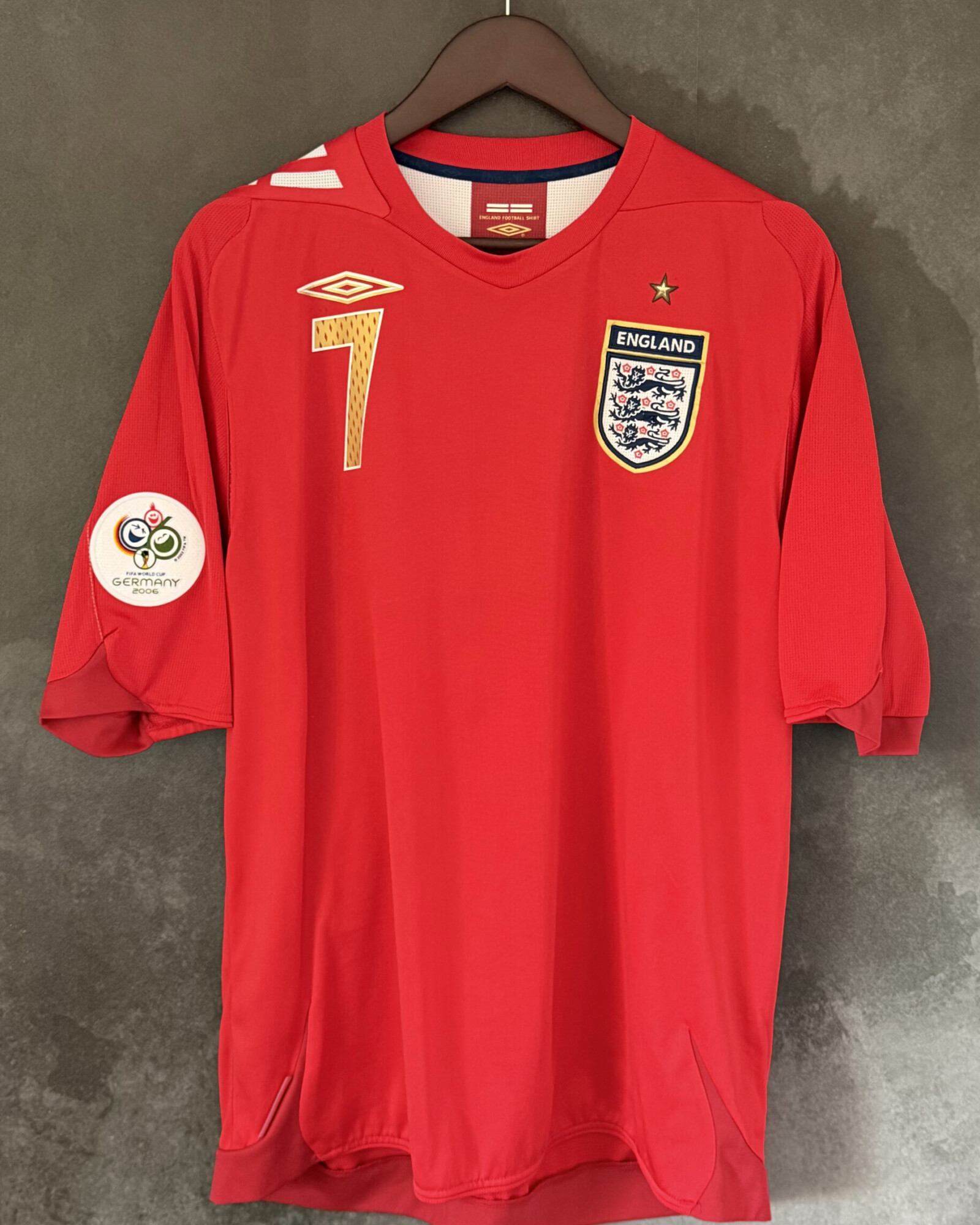 England 2006 Away BECKHAM 7 XL 9/10