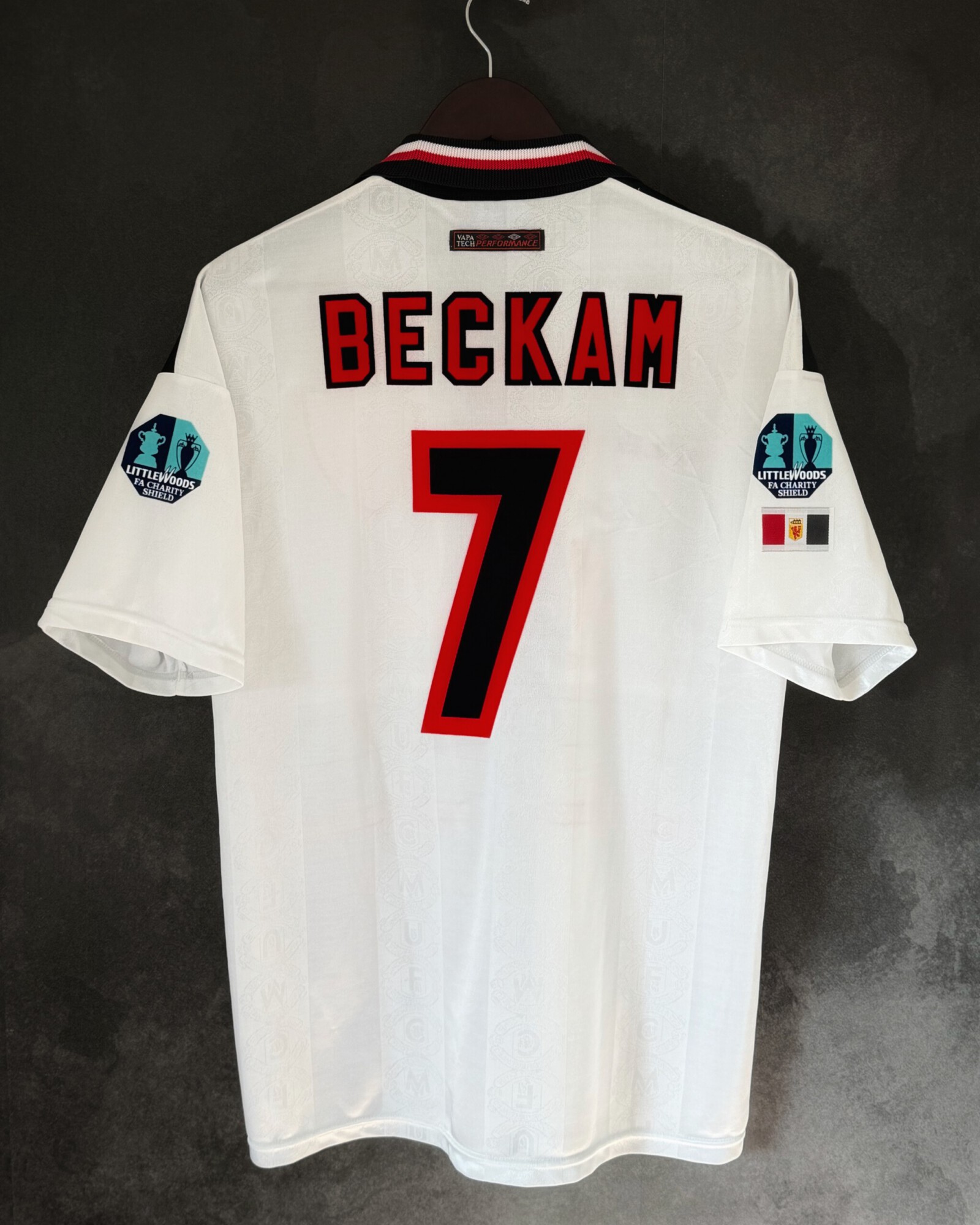 Manchester United 1997/98 Away BECKAM 7 Large 10/10